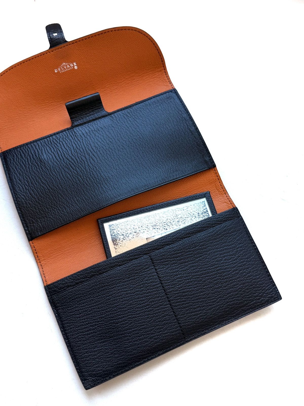 Delvaux Delvaux Blue Leather Wallet/ Organizer Luxury Style Size S Size ONE SIZE - 5 Thumbnail