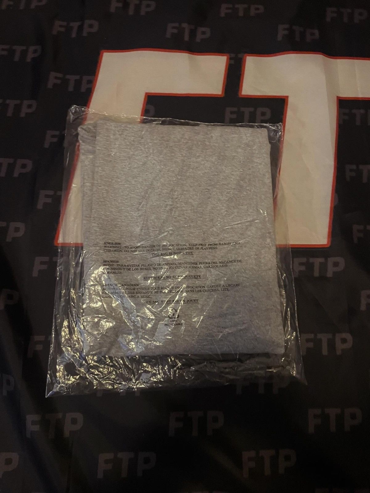 Fuck The Population FTP FLOCKED LOGO TEE(HEATHER GRAY) Size US XL / EU 56 / 4 - 4 Thumbnail
