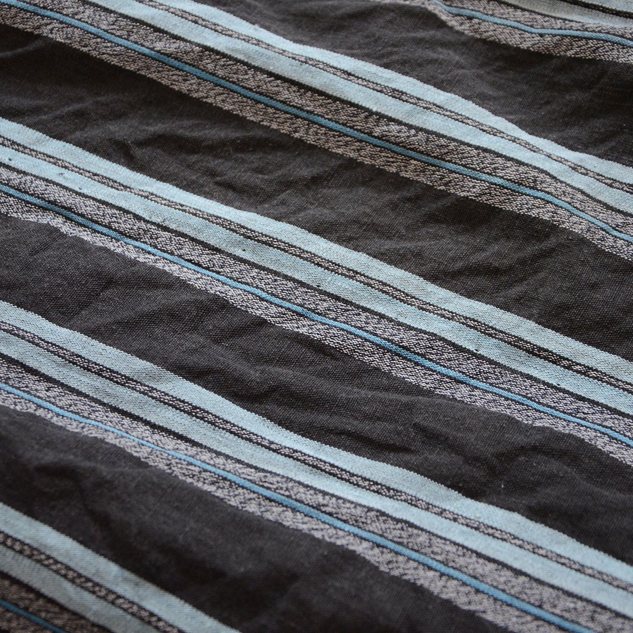 Other Noragi Jacket Vintage Japan Black Stripe Cotton Size US L / EU 52-54 / 3 - 9 Thumbnail
