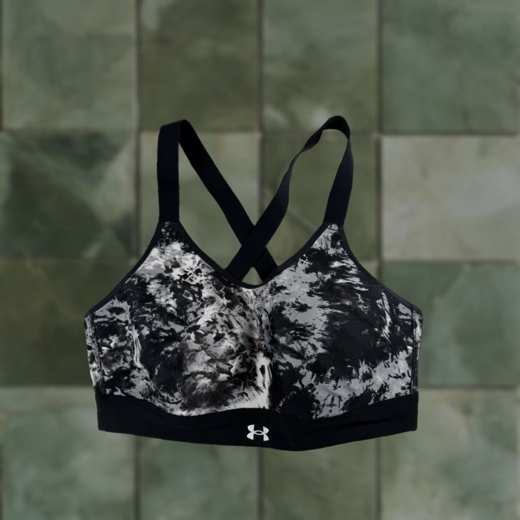 Under Armour Under Armour Sports Bra Womens L Large Marble Multicolor UA Continuum Activewear Bra Womens Mens? Size ONE SIZE - 1 Thumbnail