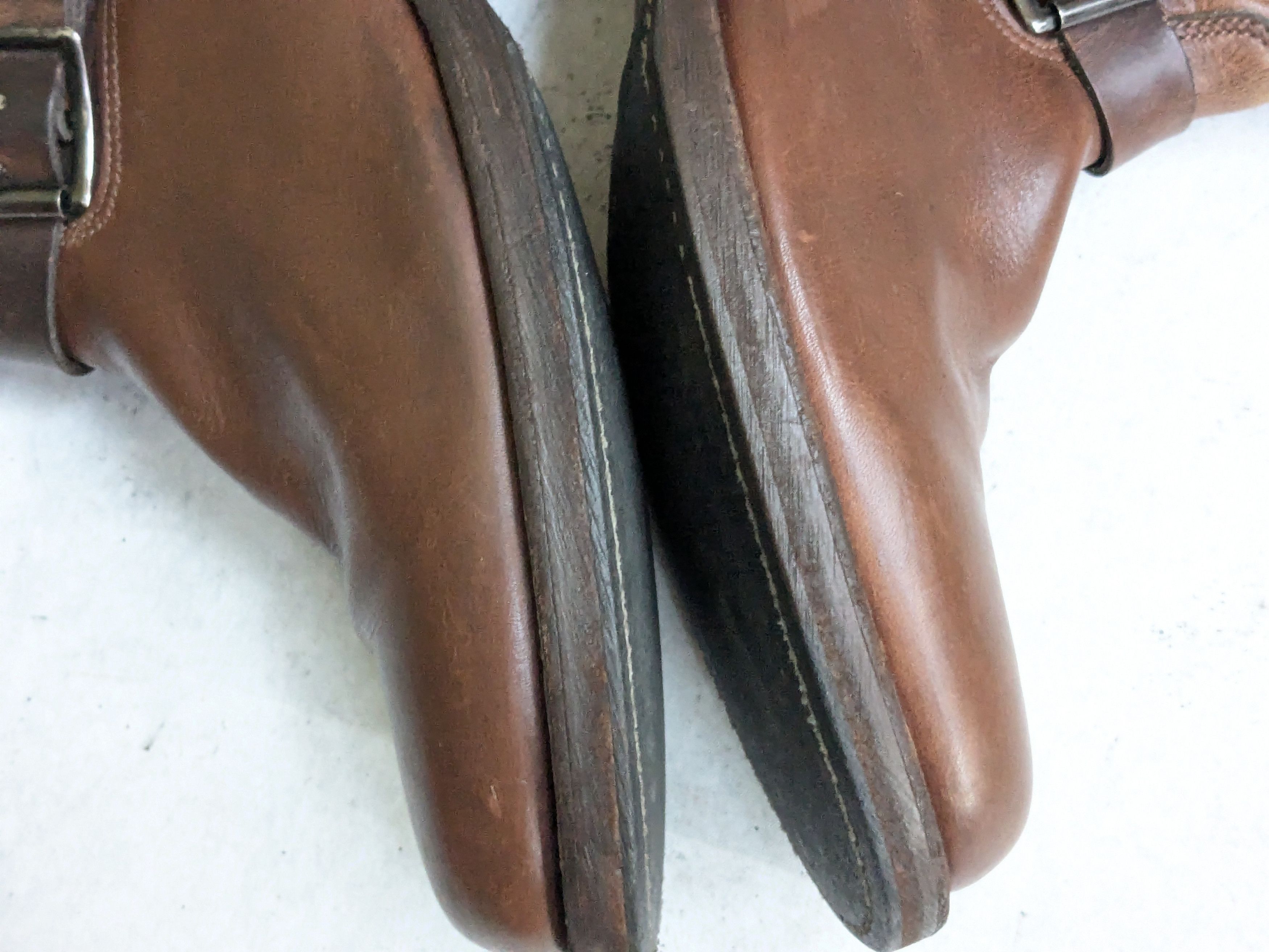 Frye Frye Engineer Boots Brown Leather 10.5 M Buckle Size US 10.5 / EU 43-44 - 13 Thumbnail