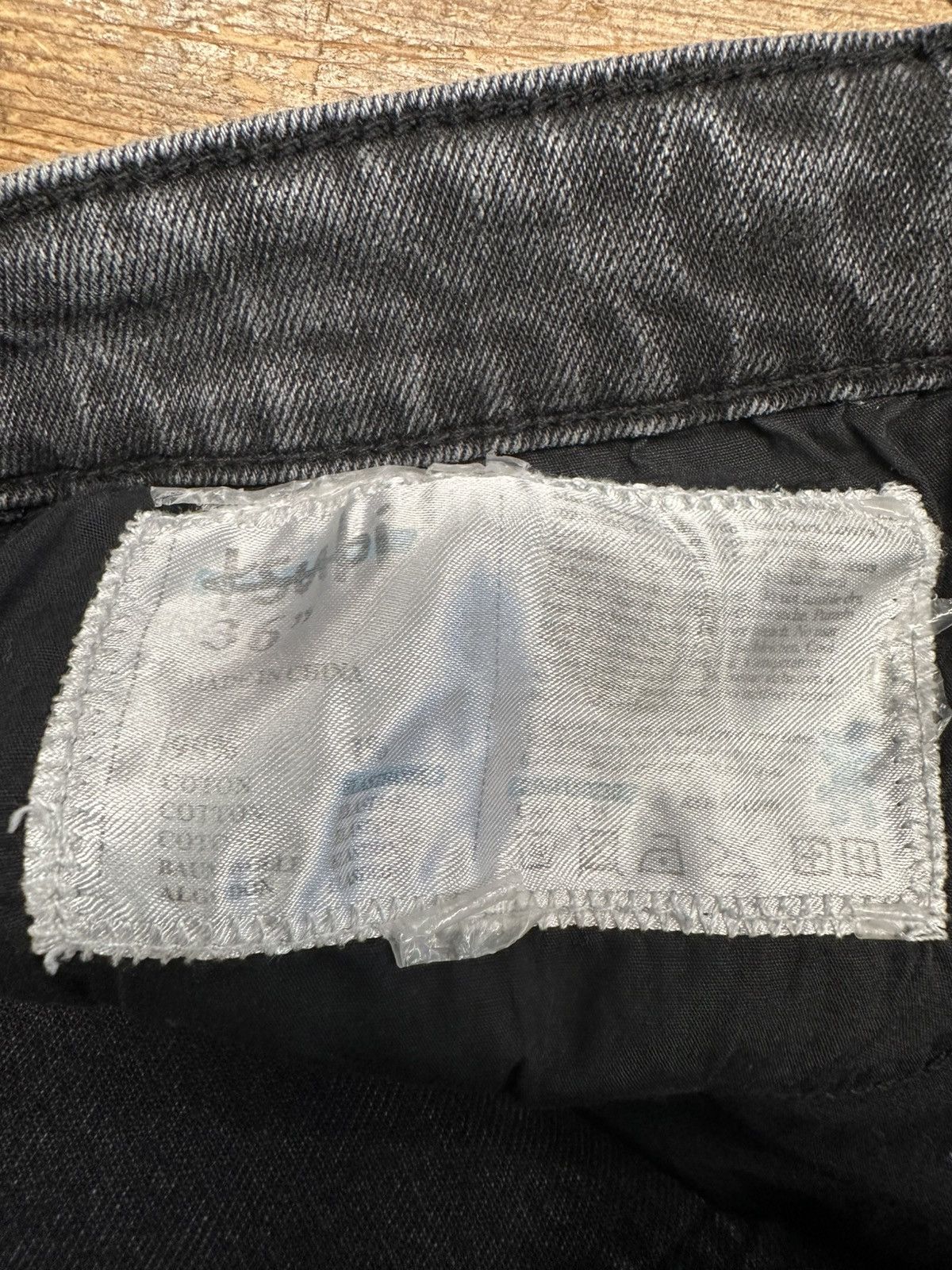 Ksubi Ksubi Knee Rip Patched Faded Black Denim Jeans Size 36 Size US 36 / EU 52 - 5 Thumbnail