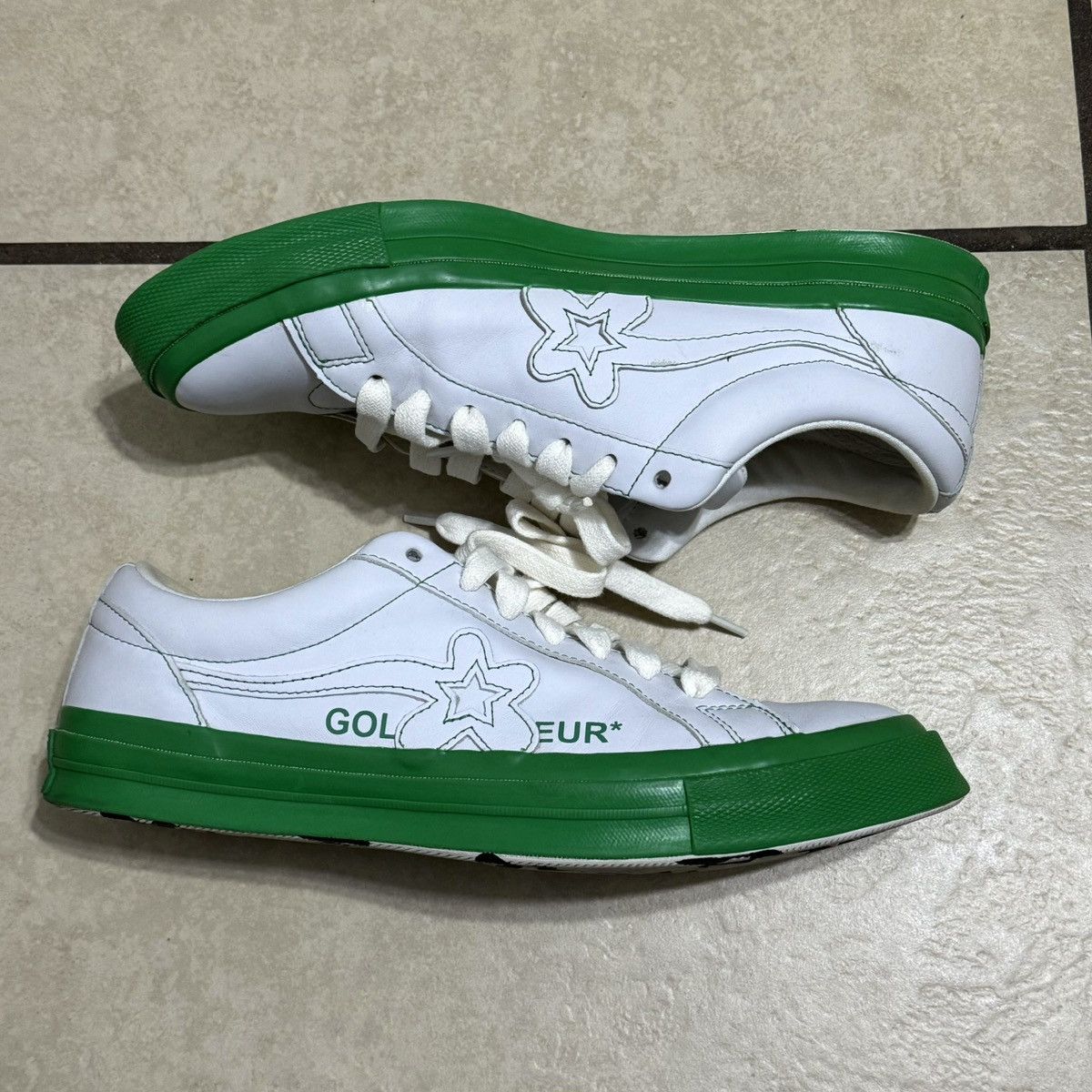Converse Converse Golf Le Fleur One Star Ox Kelly Green Size US 10.5 / EU 43-44 - 4 Thumbnail