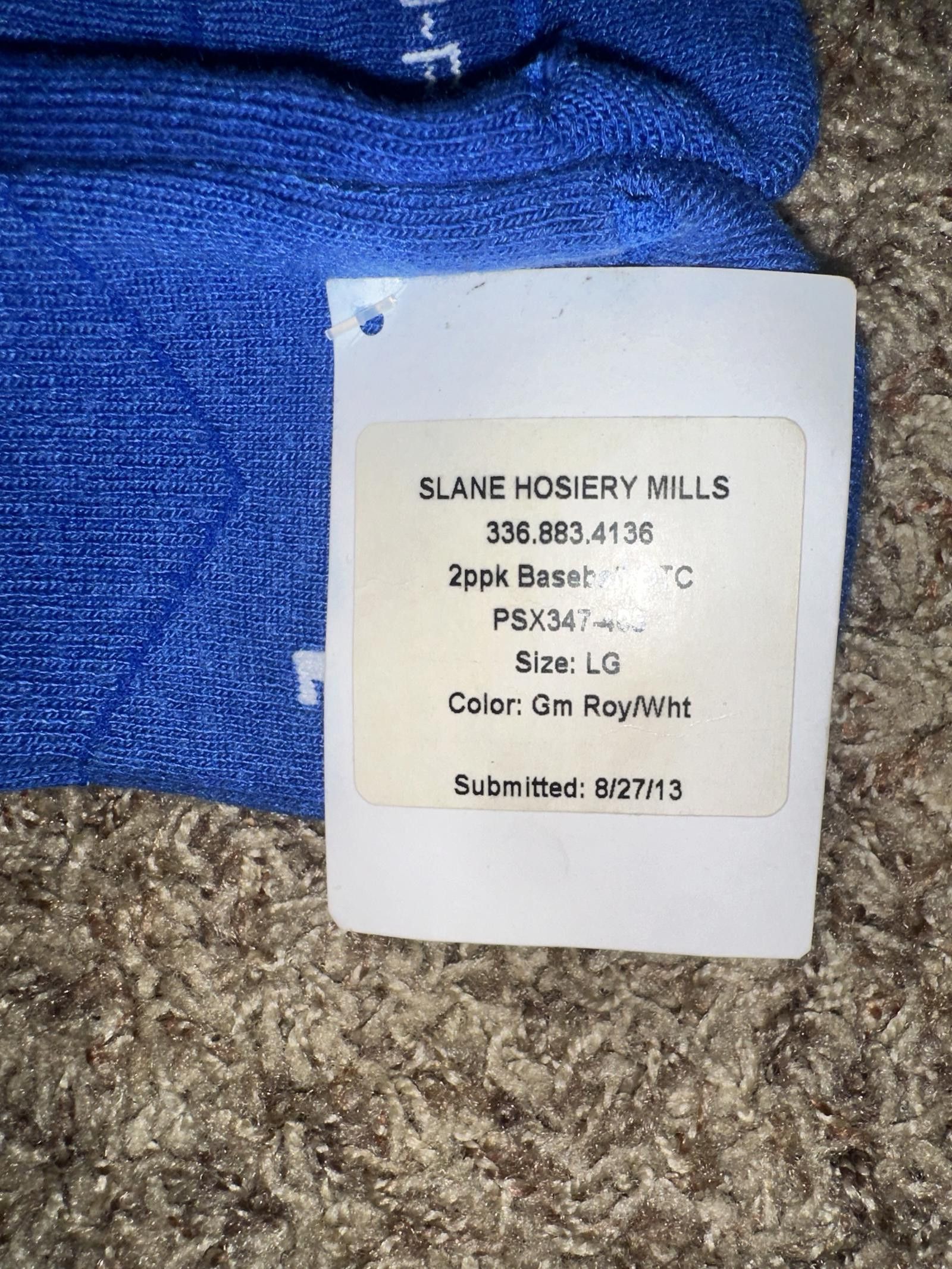 Nike Nike Performance OCT Baseball Game Royal Socks Sample 2013 Size ONE SIZE - 6 Thumbnail