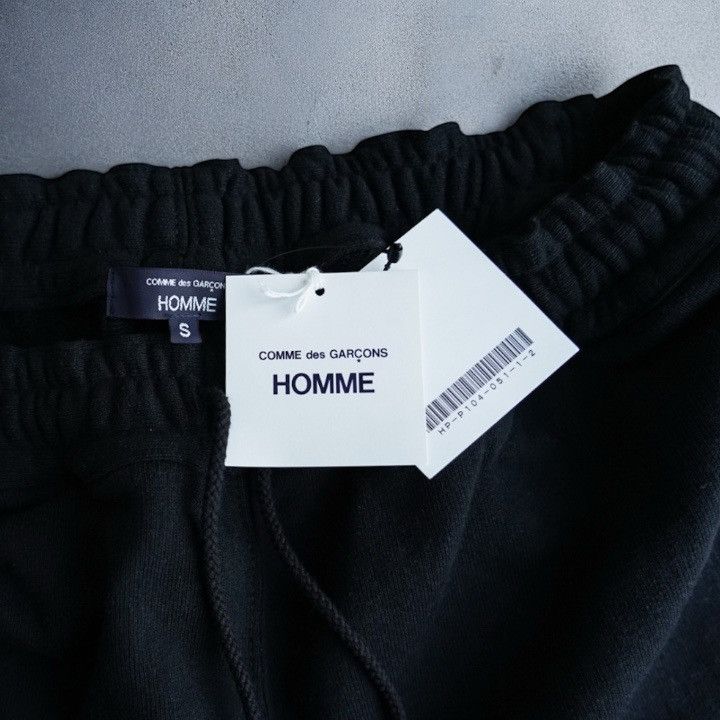 Comme des Garcons Homme NWT 25AW COMME des GARCONS HOMME Logo Sweat Pants Black S Size US 33 - 4 Thumbnail