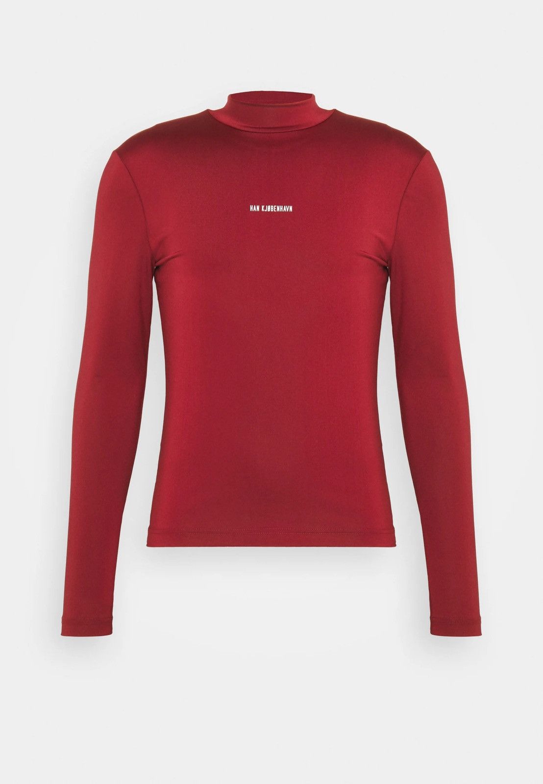 Han Kjobenhavn !DS! SS23 Han Kjobenhavn Logo Stretch Jersey Red Turtleneck Size US S / EU 44-46 / 1 - 3 Thumbnail