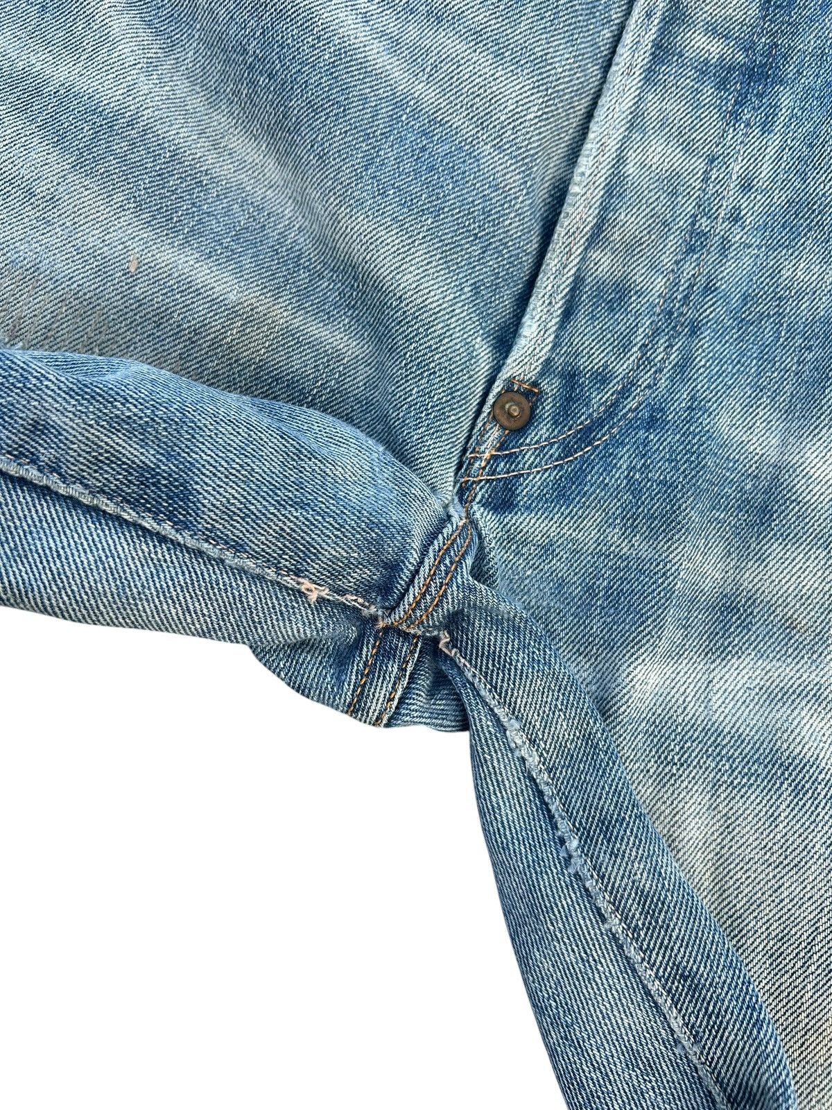 Kapital Vintage Levis Big E Selvedge Buckle Back Thrashed Denim Jean Size US 30 / EU 46 - 16 Thumbnail