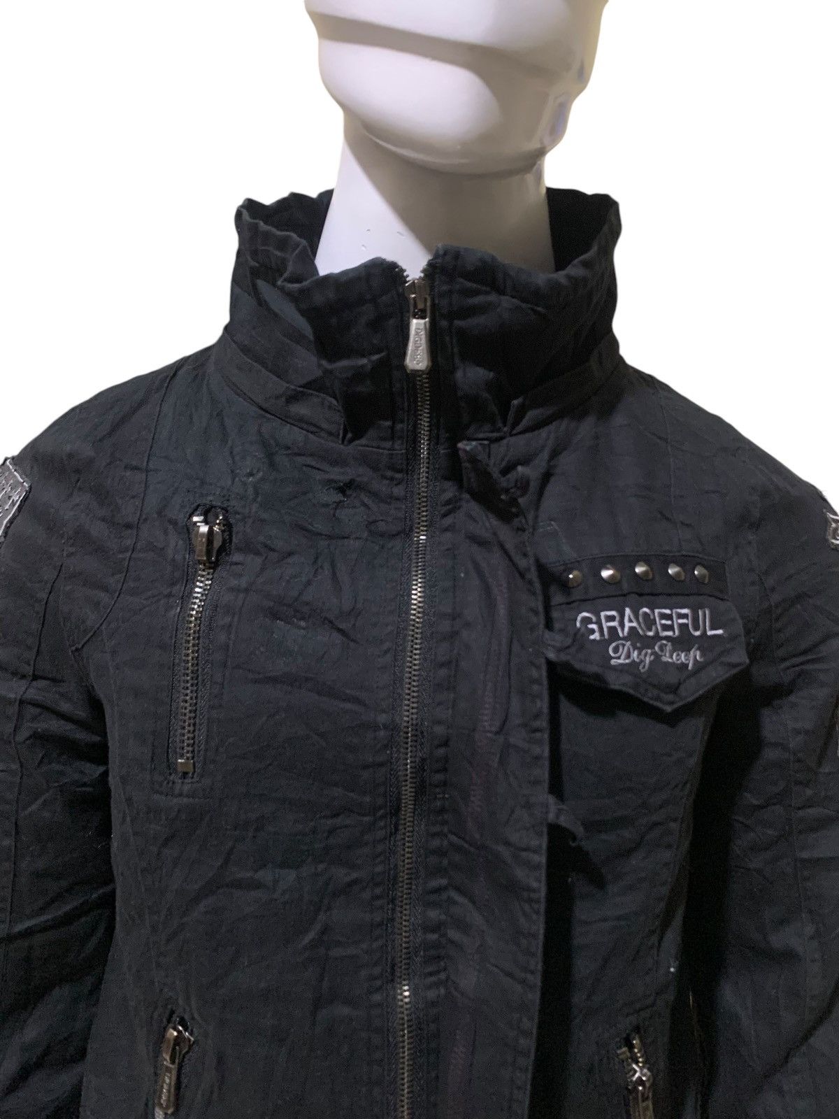 If Six Was Nine × Japanese Brand × Le Grande Bleu (L.G.B.) DigDeep cross embroidery patches punk rock jacket japan Size US M / EU 48-50 / 2 - 5 Thumbnail