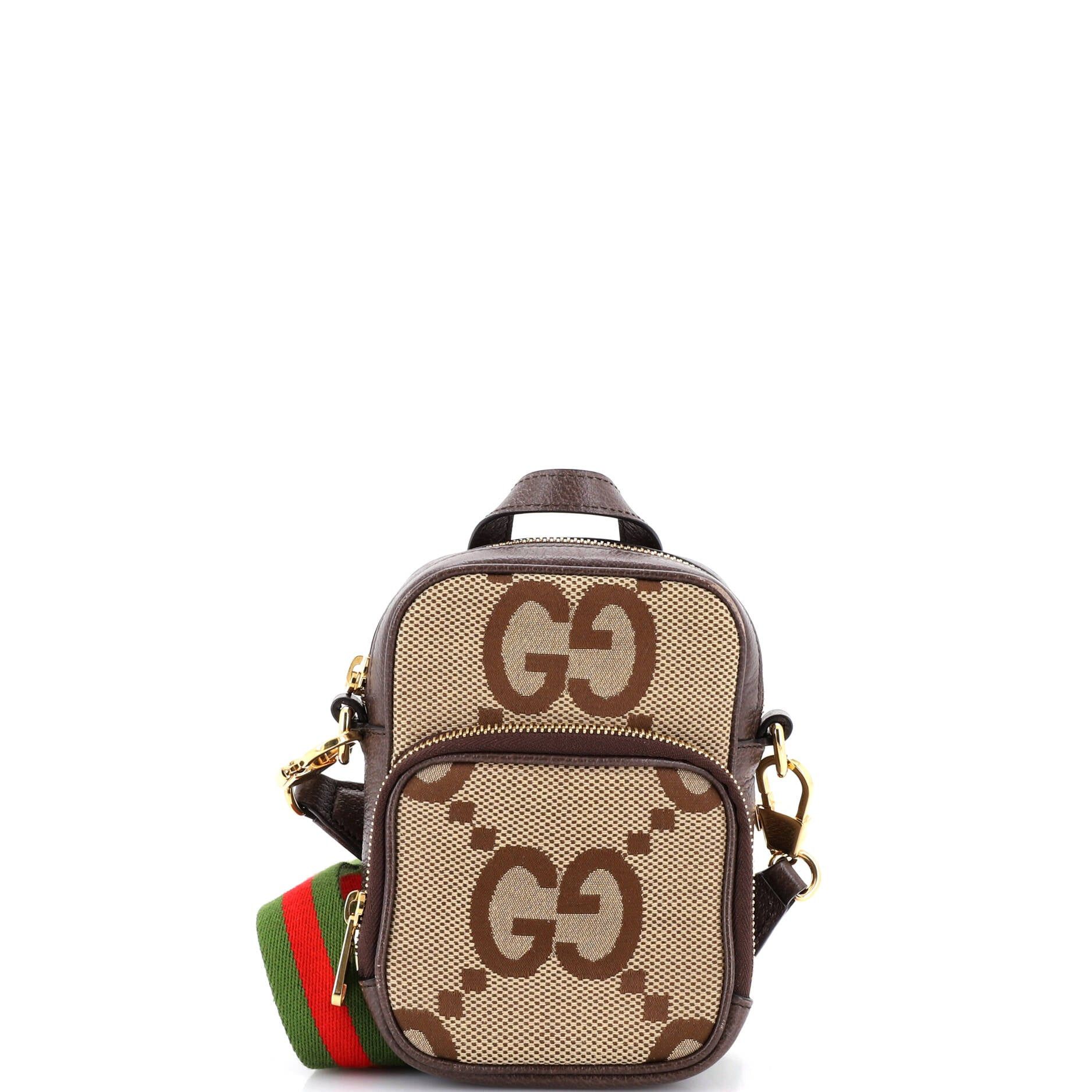 Gucci Front Pocket Web Crossbody Bag Size ONE SIZE - 1 Thumbnail