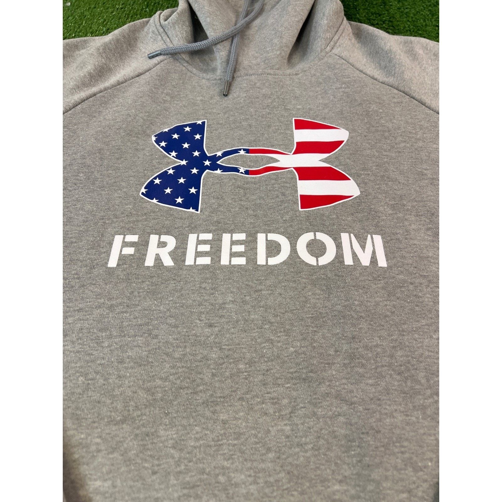 Under Armour Under Armour Freedom Hoodie Mens Gray Sweatshirt XL Size US XL / EU 56 / 4 - 2 Thumbnail