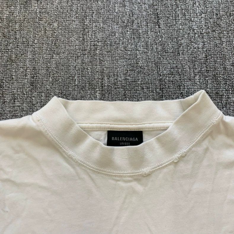 Balenciaga Balenciaga Mirror Logo Short Sleeve T-shirt Size US XL / EU 56 / 4 - 8 Thumbnail