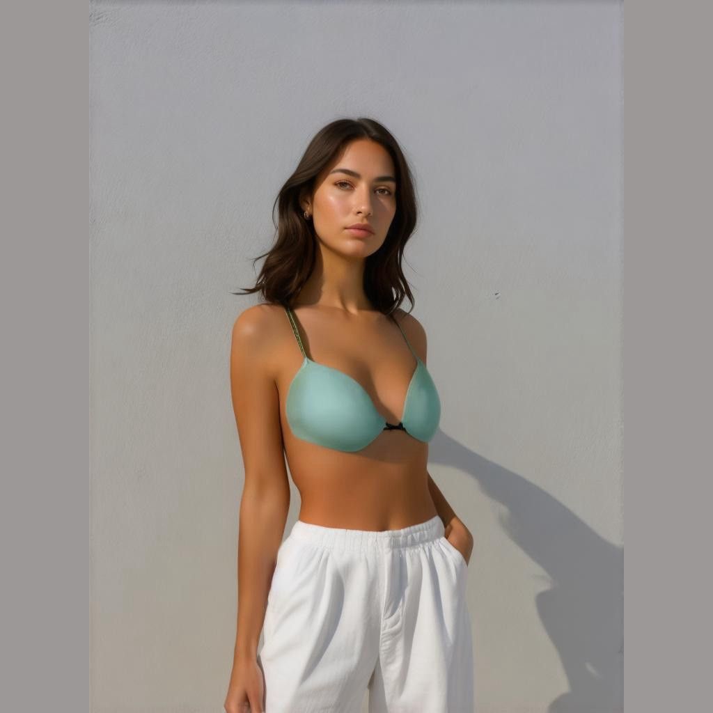 Victorias Secret Pink VictoriaS Secret Light Blue Bikini 34Dd Push-Up Top, Women's