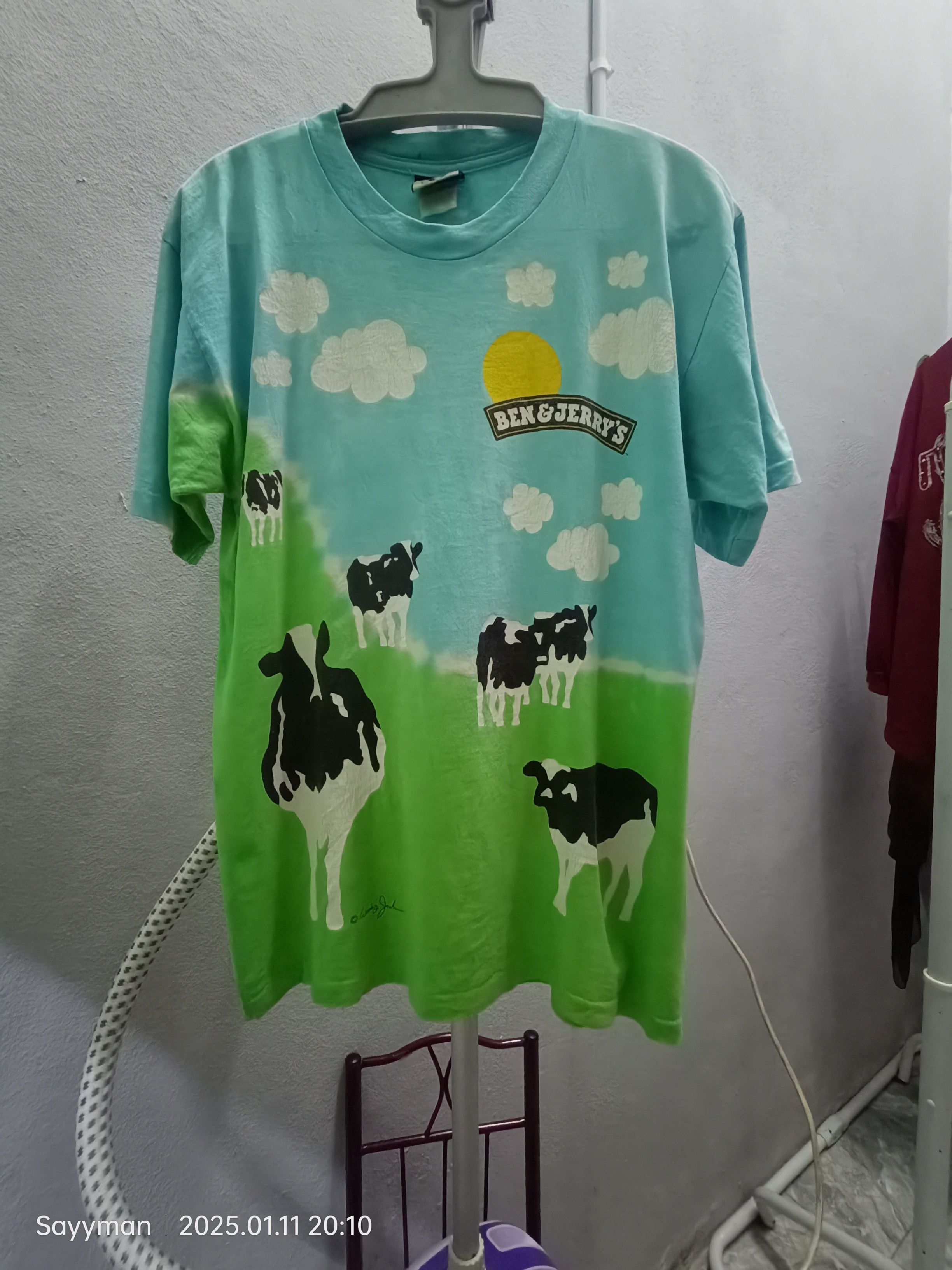 Liquid Blue × Vintage Vintage Liquid Blue Ben & Jerry’s Euphoria Graphic T-shirt Size US M / EU 48-50 / 2 - 2 Thumbnail