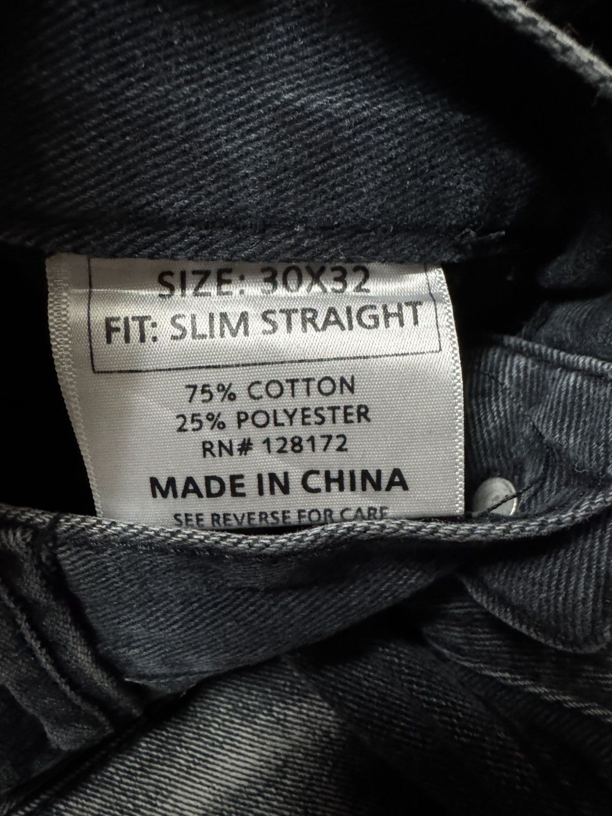 Japanese Brand 💥SLIM STRAIGHT BALMAIN INSPIRED BIKER DENIM JEAN BY JAPANESE Size US 31 - 10 Thumbnail