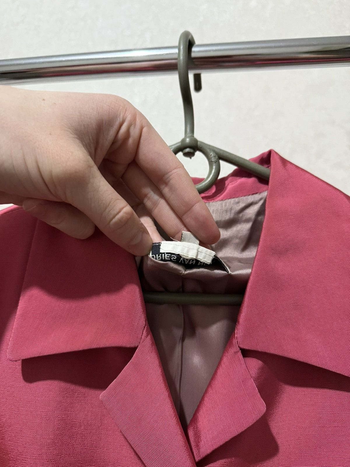 Dries Van Noten DRIES VAN NOTEN BLAZER WOOMEN’S PINK 4 BUTTONS SUIT LUXURY Size M / US 6-8 / IT 42-44 - 18 Thumbnail