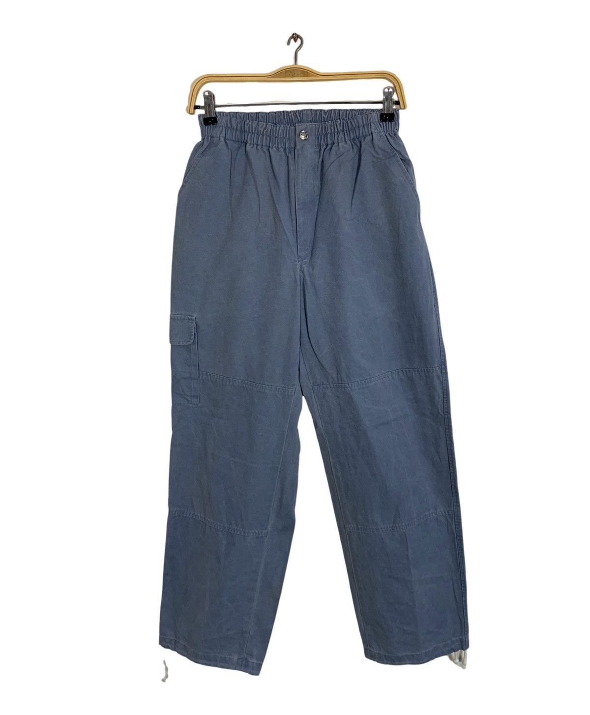 image of 90's The North Face Casual Pant Stretchable Waist Side Pocket in Blue, Men's (Size 28)