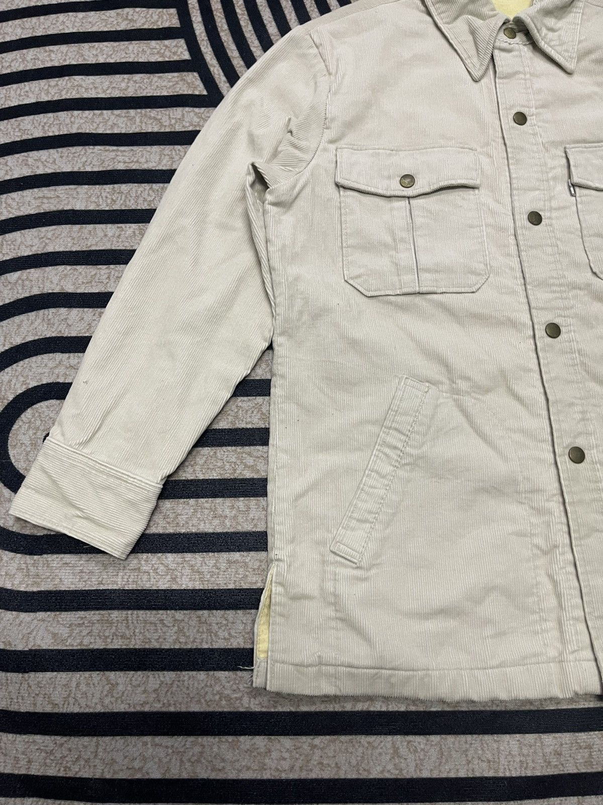 Big John 90s BIG JOHN CORDUROY WORKER BUTTON JACKET Size US L / EU 52-54 / 3 - 3 Thumbnail