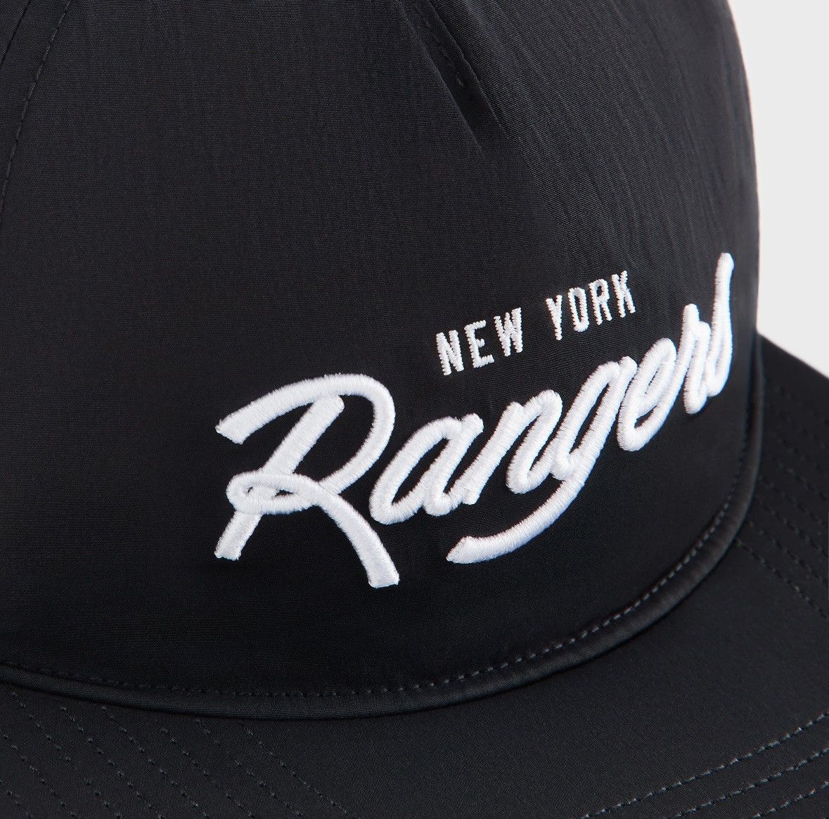 Kith Kith New York Rangers ‘47 Nylon Hitch Snapback Hat Black Size ONE SIZE - 12 Thumbnail