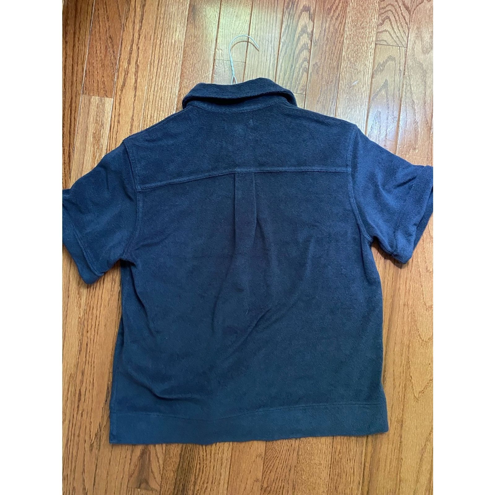 Alex Mill Alex Mill $95 Womens Benny Navy Terry Shirt Small EUC Size S / US 4 / IT 40 - 10 Thumbnail