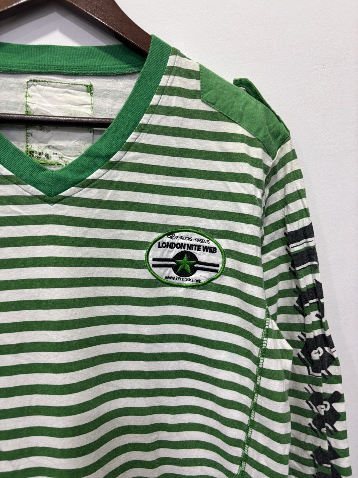 Devilock × Vintage Vintage Devilock Stripe Tshirt Size US L / EU 52-54 / 3 - 3 Thumbnail