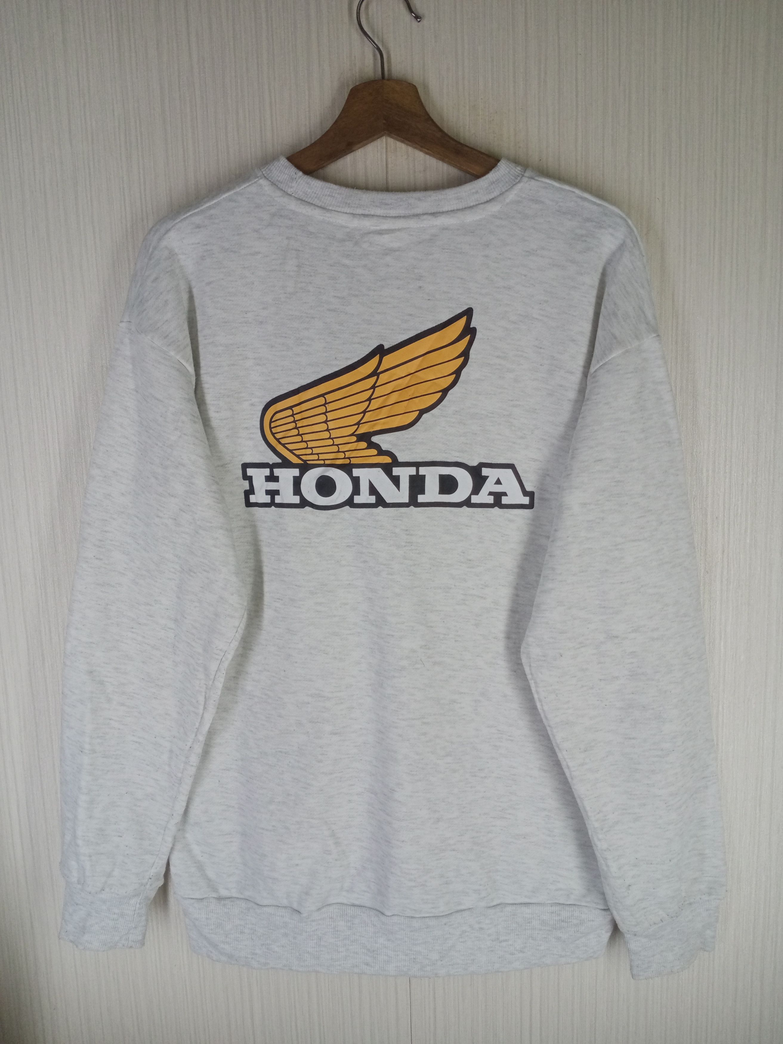 Honda Rare Vintage Honda Big Logo Sweatshirt Size US L / EU 52-54 / 3 - 1 Thumbnail