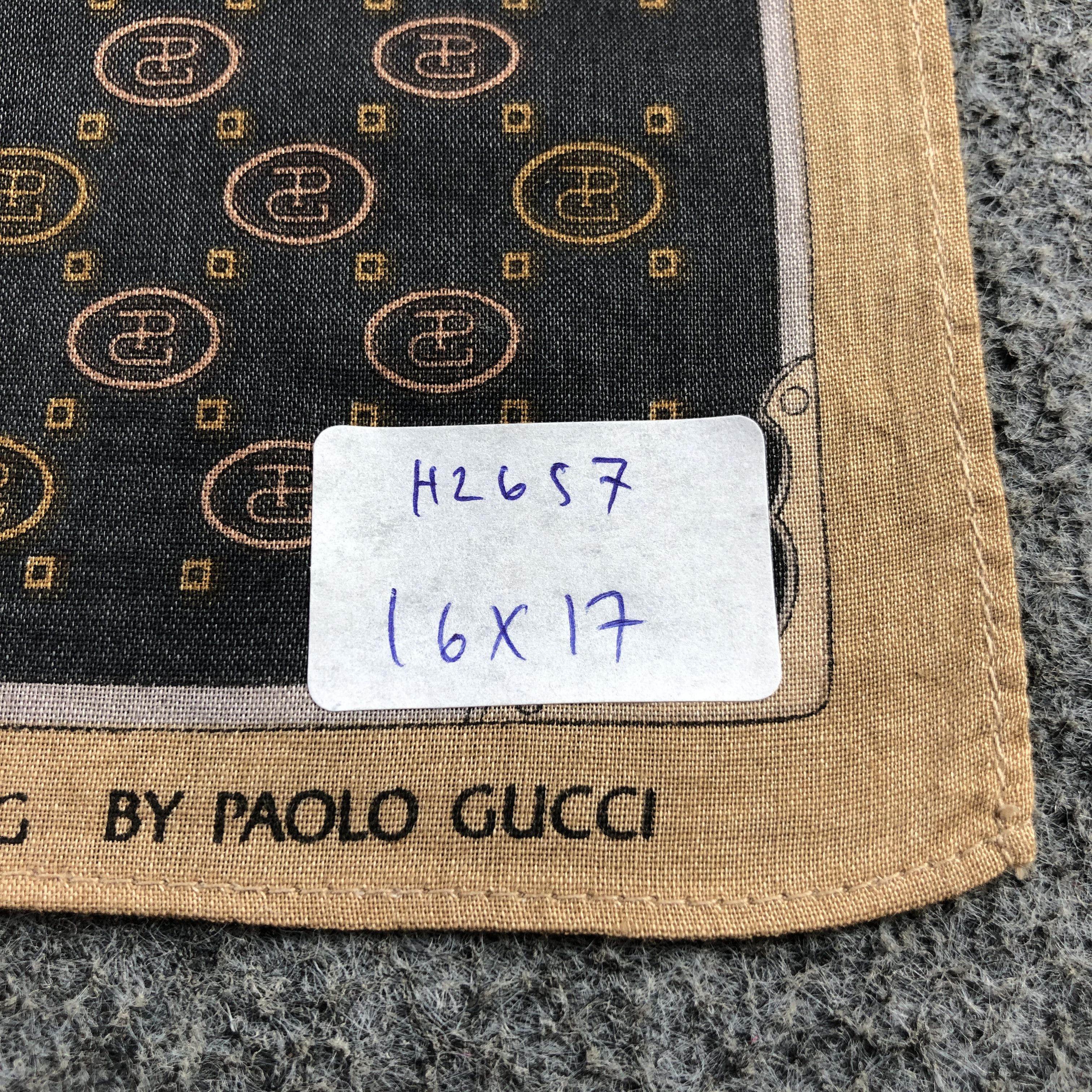 Paolo Gucci PG by Paolo Gucci Handkerchief Neckerchief Bandana H2657 Size ONE SIZE - 5 Thumbnail