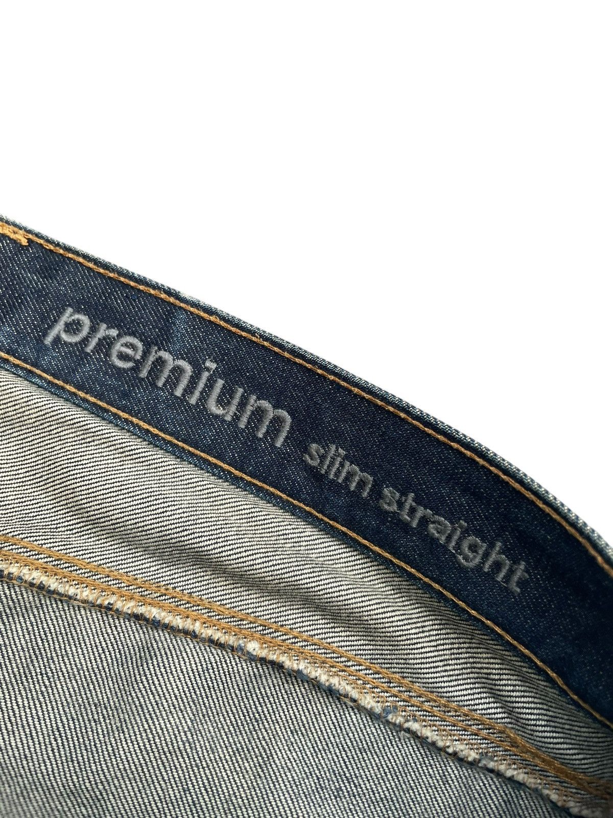 Designer × Gap Gap Selvedge Slim Straight Jeans Size US 35 - 6 Thumbnail