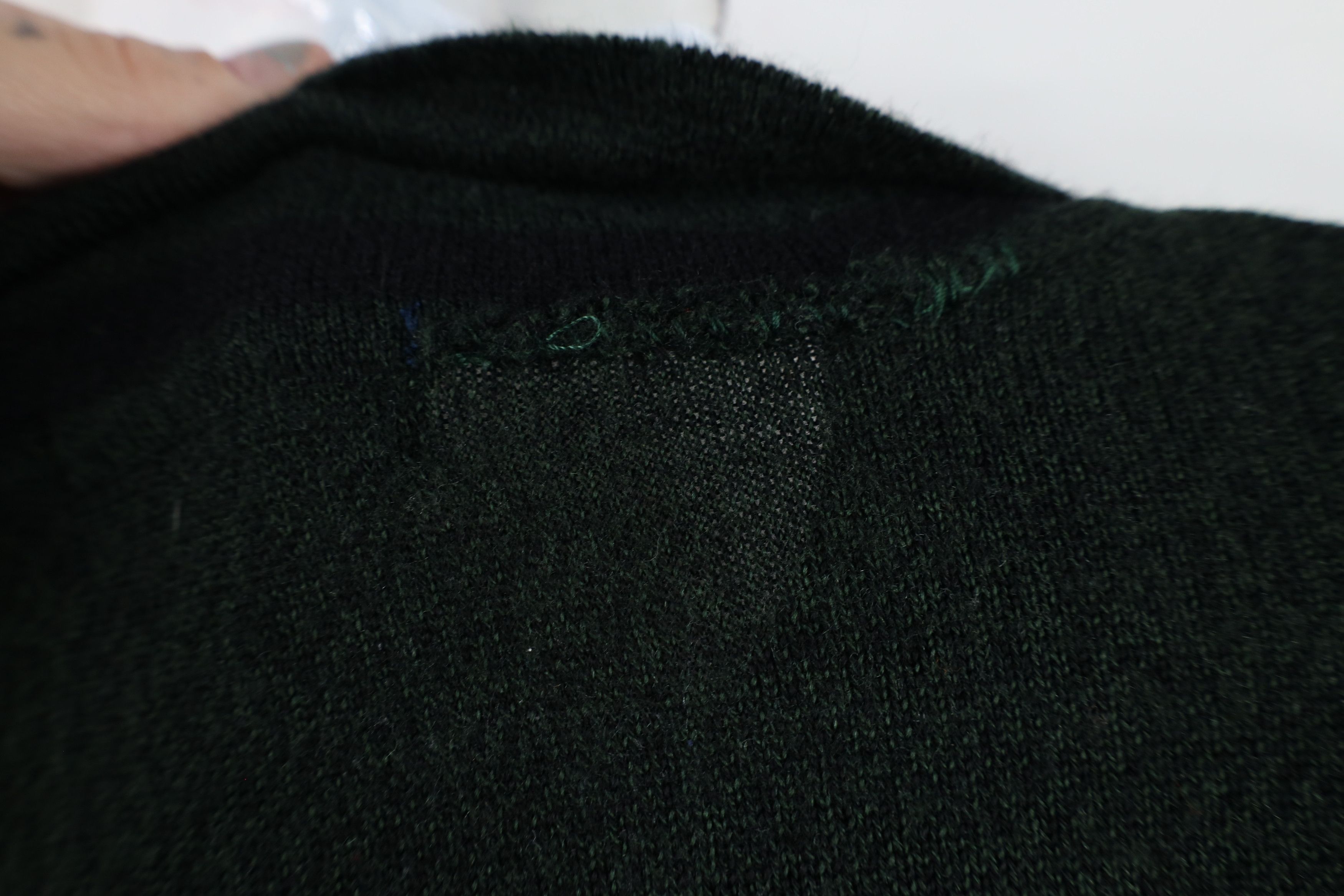 Vintage Vintage 90s US Open Congressional Wool Knit Collared Sweater Size US L / EU 52-54 / 3 - 9 Thumbnail