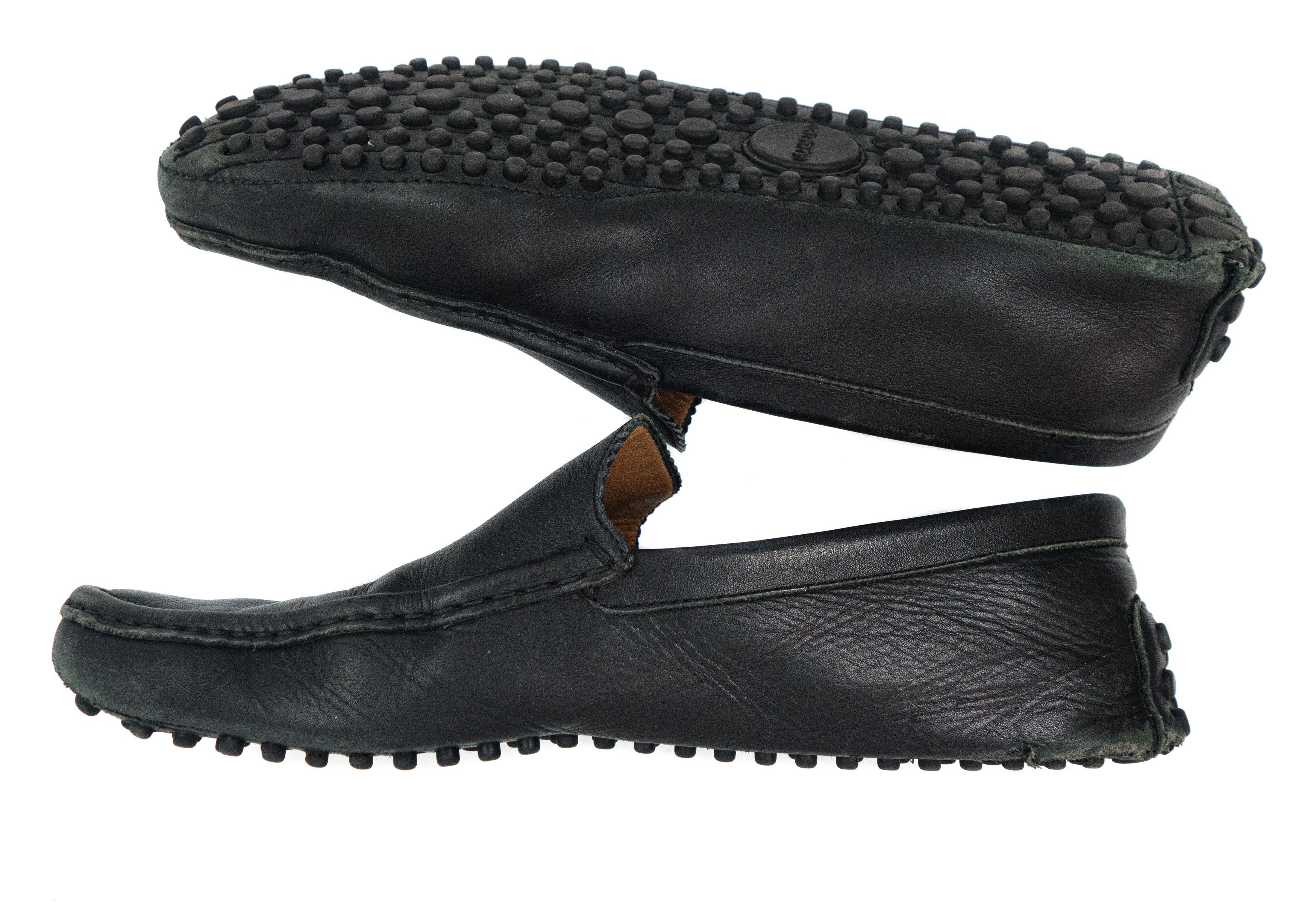 Gucci 00S Tom Ford Era GG Mini Logo Leather Car Loafers Vintage Size US 8 / EU 41 - 4 Thumbnail