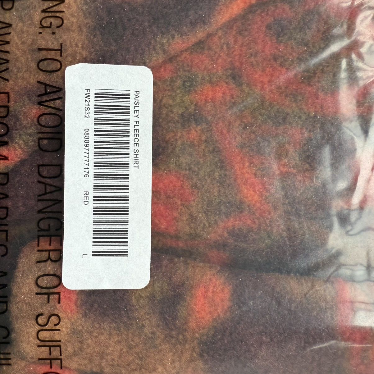 Supreme Supreme Paisley Fleece Shirt Size US L / EU 52-54 / 3 - 5 Thumbnail