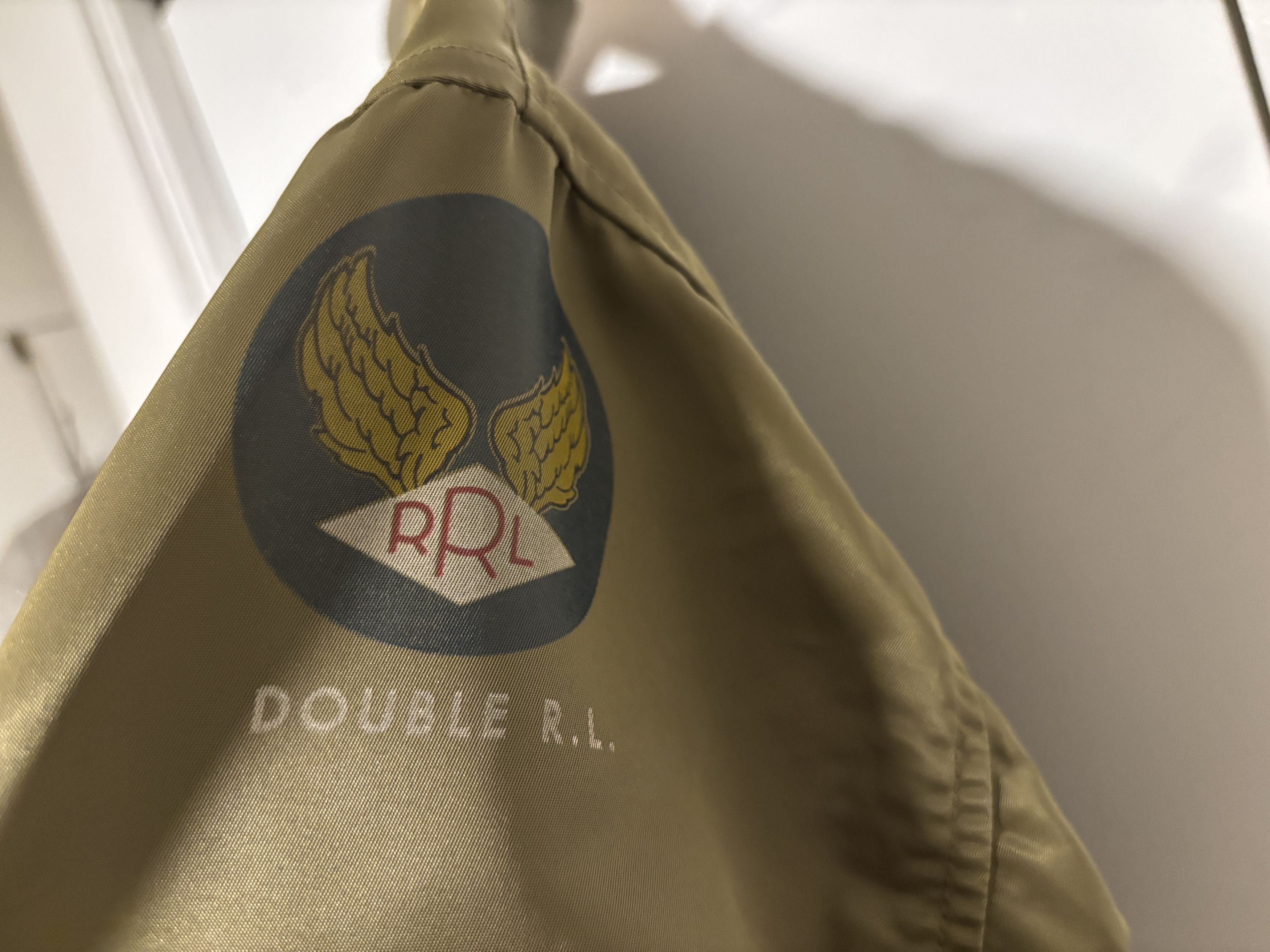 Polo Ralph Lauren $990 Double RL Olive Eagle Reversible Flight Jacket Size US M / EU 48-50 / 2 - 19 Thumbnail