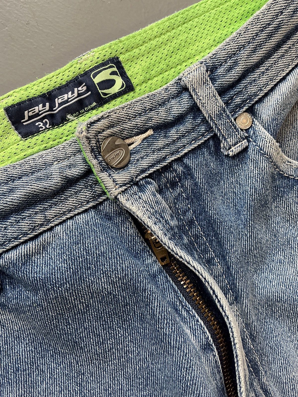 JNCO × Southpole × Vintage Vintage jay jays big pocket loose denim Size US 31 - 6 Thumbnail