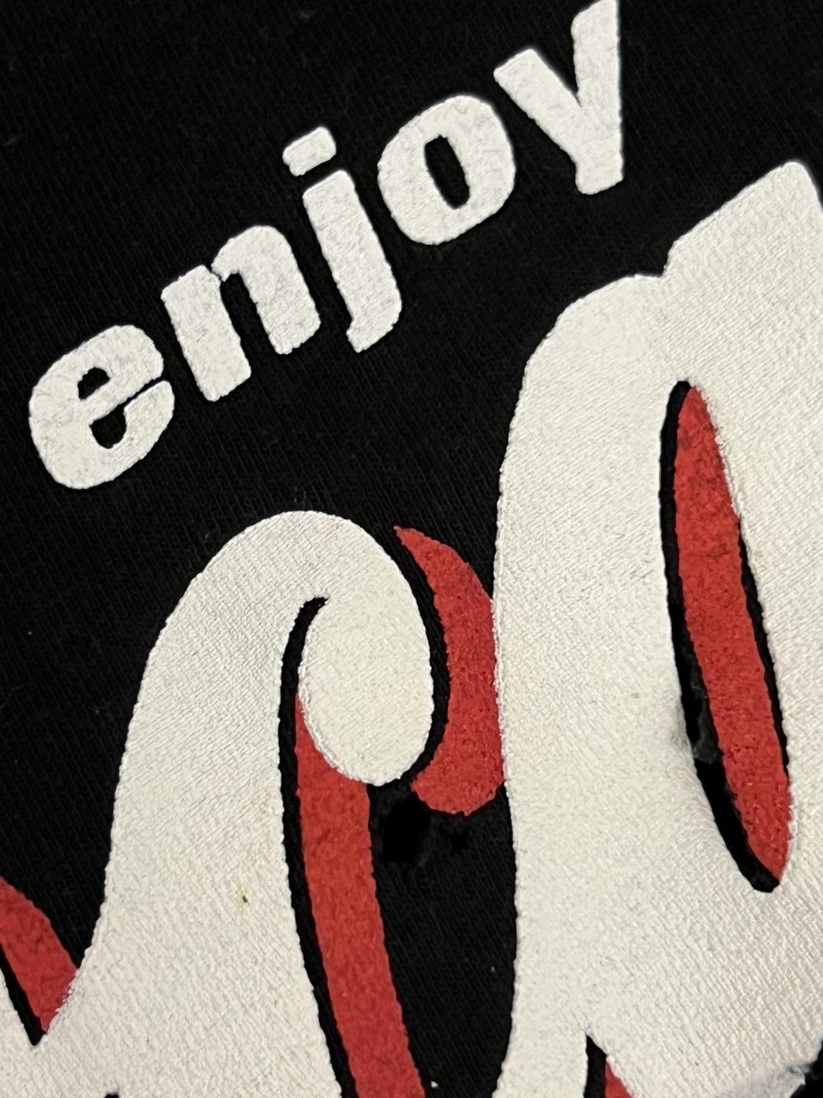 Other Vintage 90s Cocaine Enjoy Coca Cola Drugs Logo T-shirt Style Size US XL / EU 56 / 4 - 9 Thumbnail