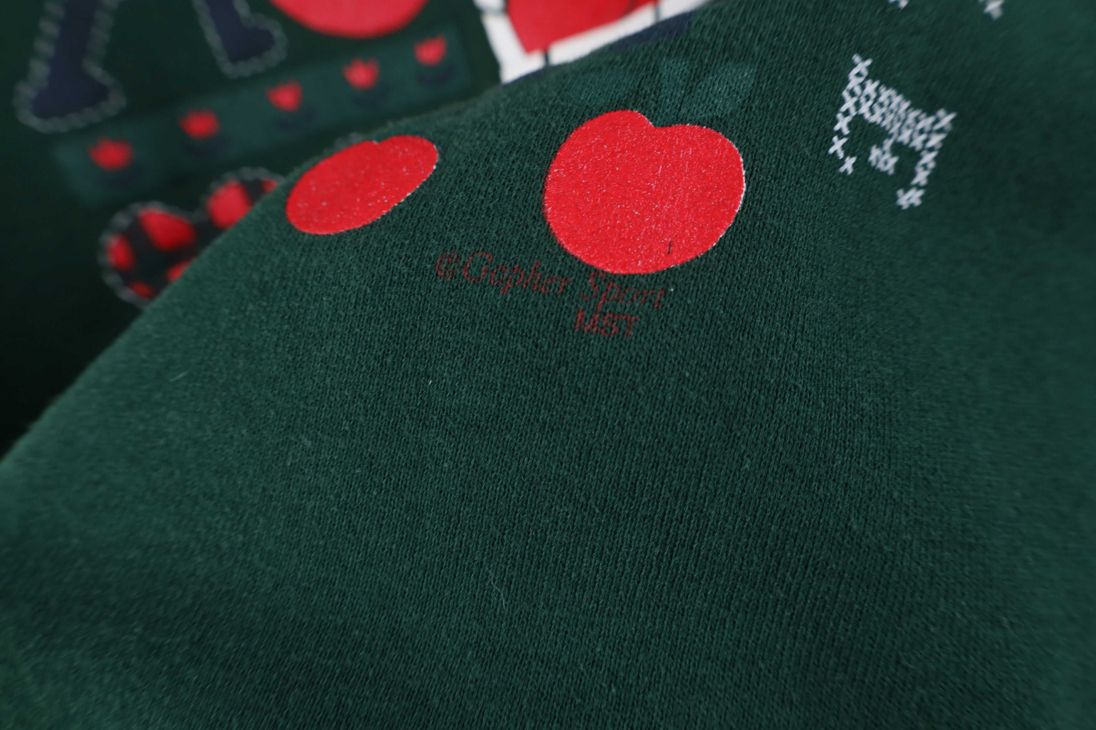 Vintage Vintage 90s Streetwear Apple Orchard Collared Sweatshirt USA Size L / US 10 / IT 46 - 6 Thumbnail
