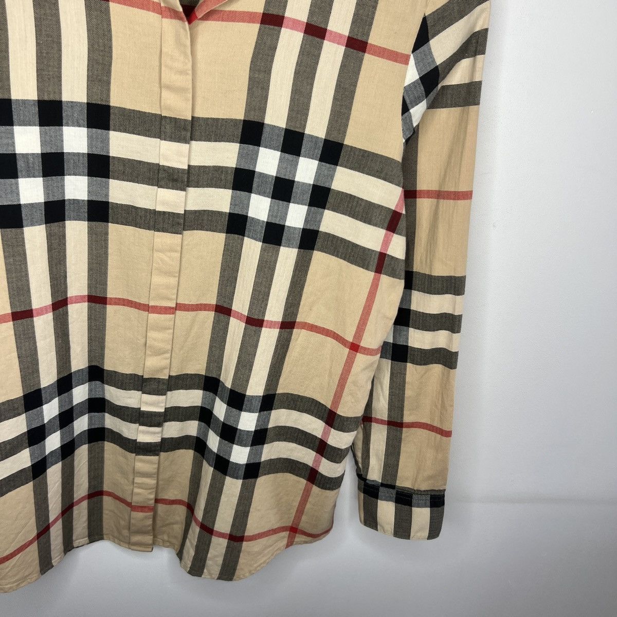 Burberry Burberry Nova Check Shirt Button Up Beige Size US XS / EU 42 / 0 - 3 Thumbnail