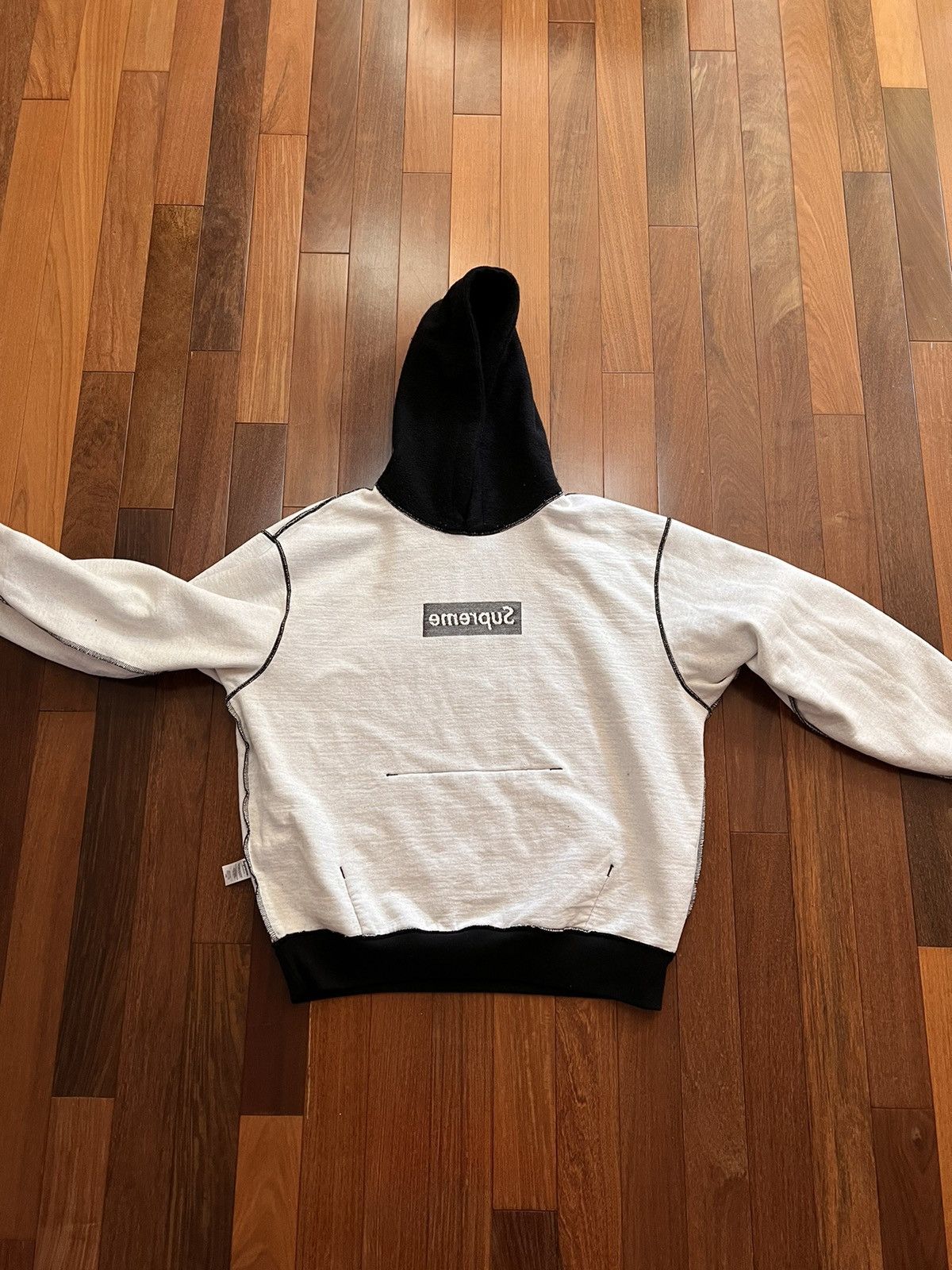 Supreme Supreme inside out box logo hoodie Size US M / EU 48-50 / 2 - 2 Thumbnail