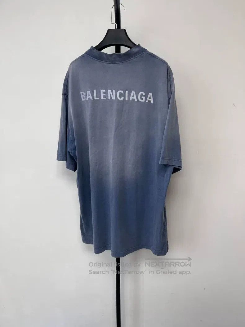 Balenciaga Balenciaga Letter Print Round Neck Short Sleeve T-Shirt Re Size US XL / EU 56 / 4 - 2 Thumbnail