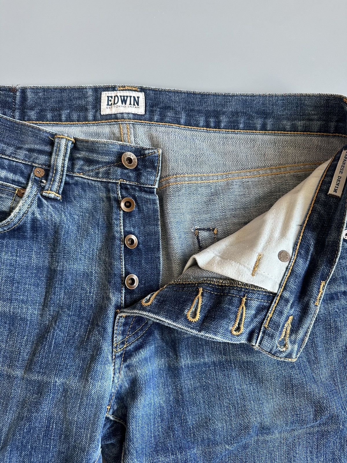 Vintage Edwin ED-55 Relaxed Selvedge Jeans 33x34