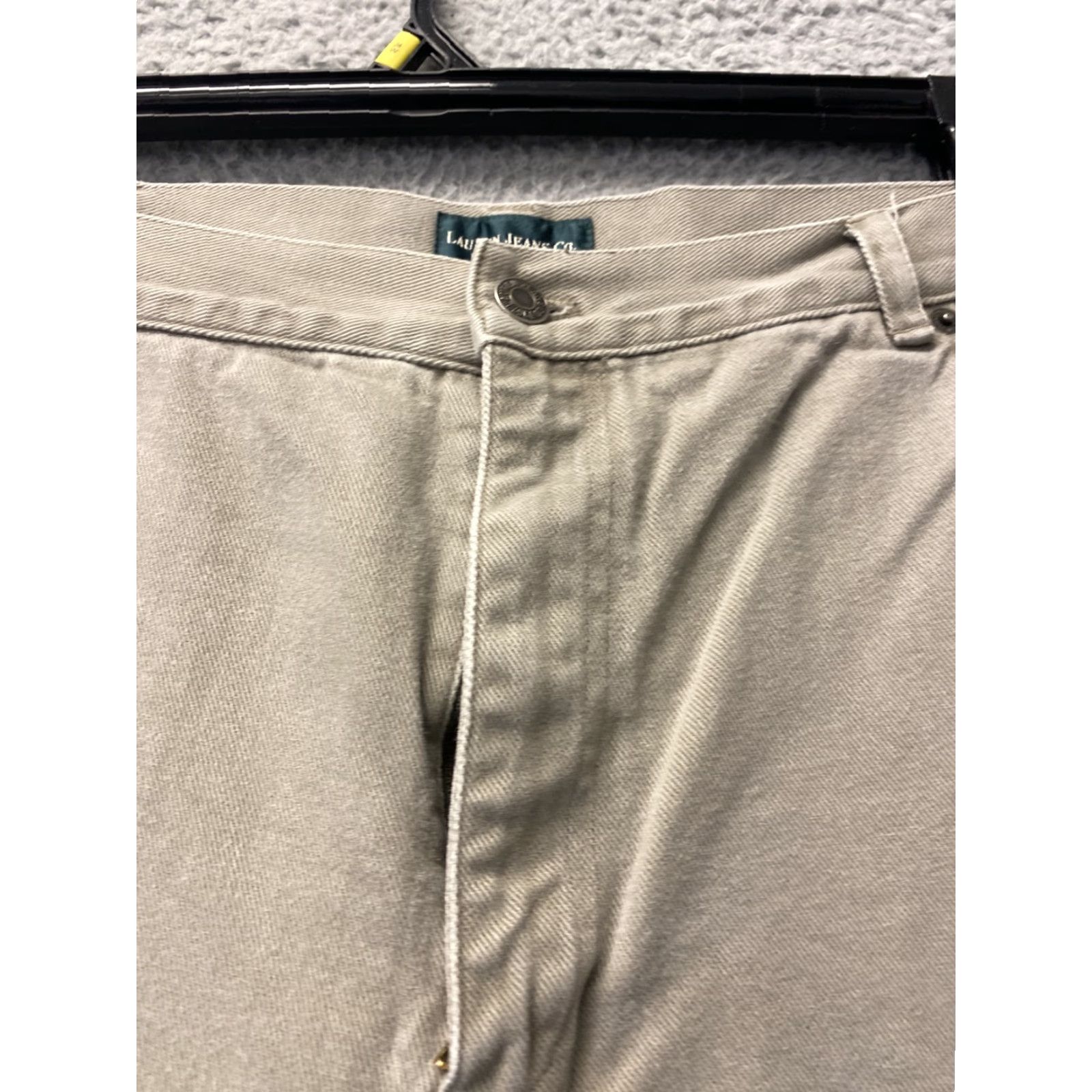 Ralph Lauren Ralph Lauren Jeans Women's 22W Tan Cotton Straight Casual Pants with Pockets Size 40" / US 18 - 4 Thumbnail