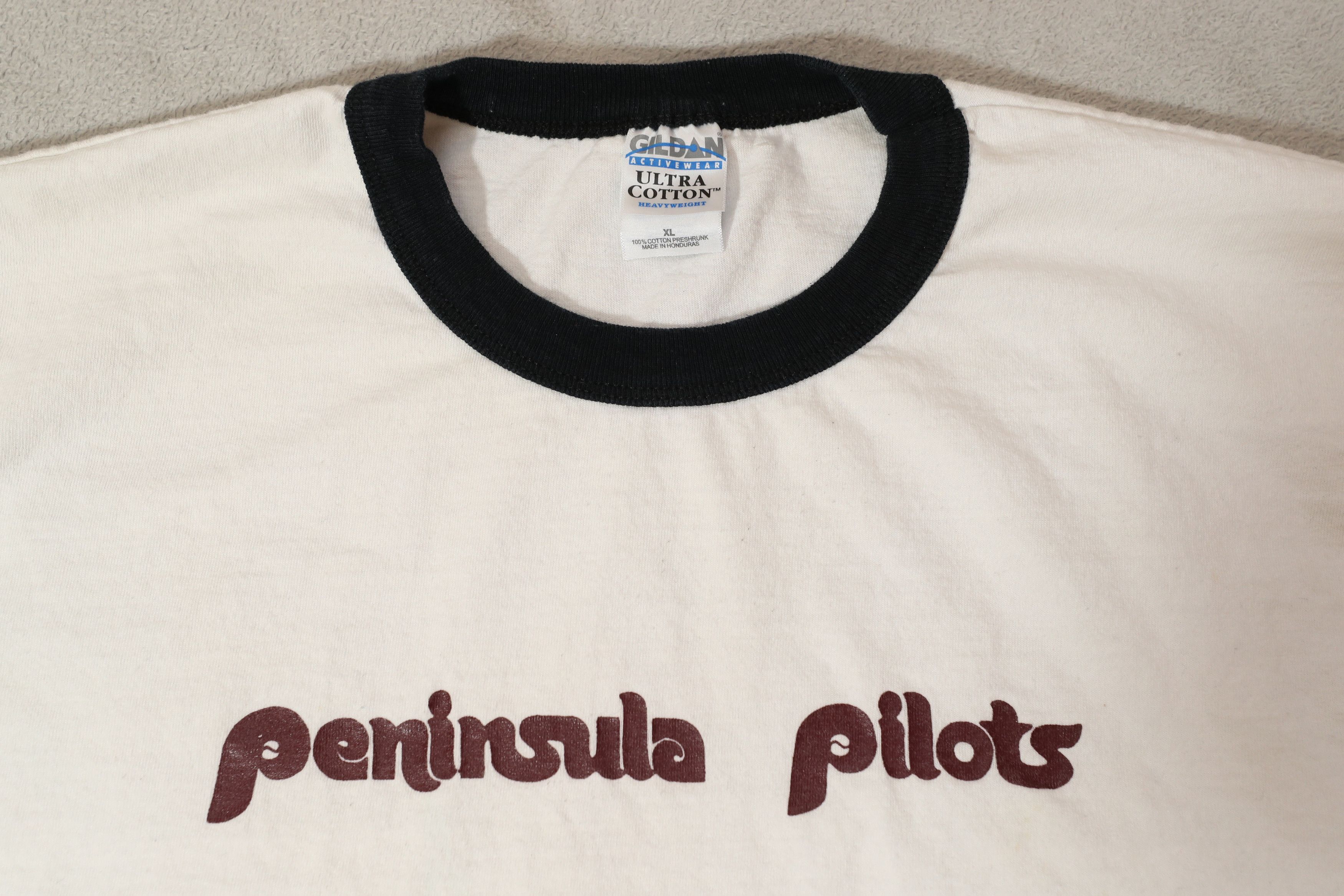 Gildan × Vintage Peninsula Pilots Coastal Plain Baseball League Tee (XL) Size US XL / EU 56 / 4 - 6 Thumbnail