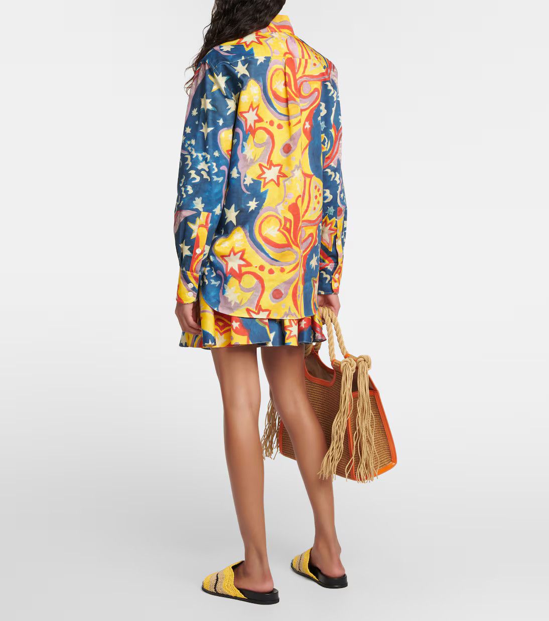 Marni o1y1125 Patterned Shirt in Multicolor Size XS / US 0-2 / IT 36-38 - 3 Thumbnail
