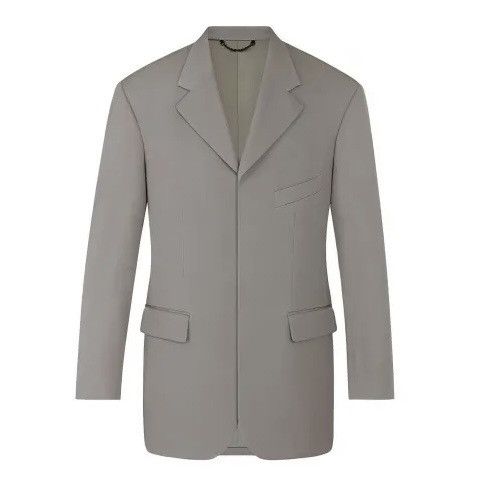 Louis Vuitton Louis Vuitton gray wool oversized blazer and pants 48 Size 48L - 1 Thumbnail