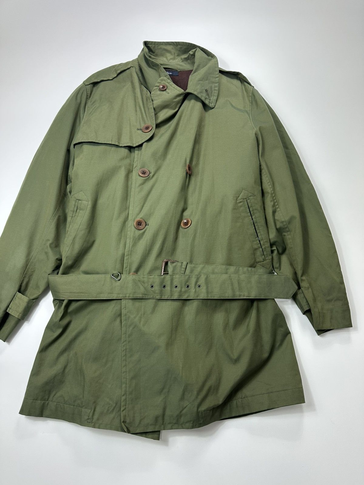 Paul Smith Paul Smith Trench Coat Men's Tokyo London Green Size US L / EU 52-54 / 3 - 6 Thumbnail