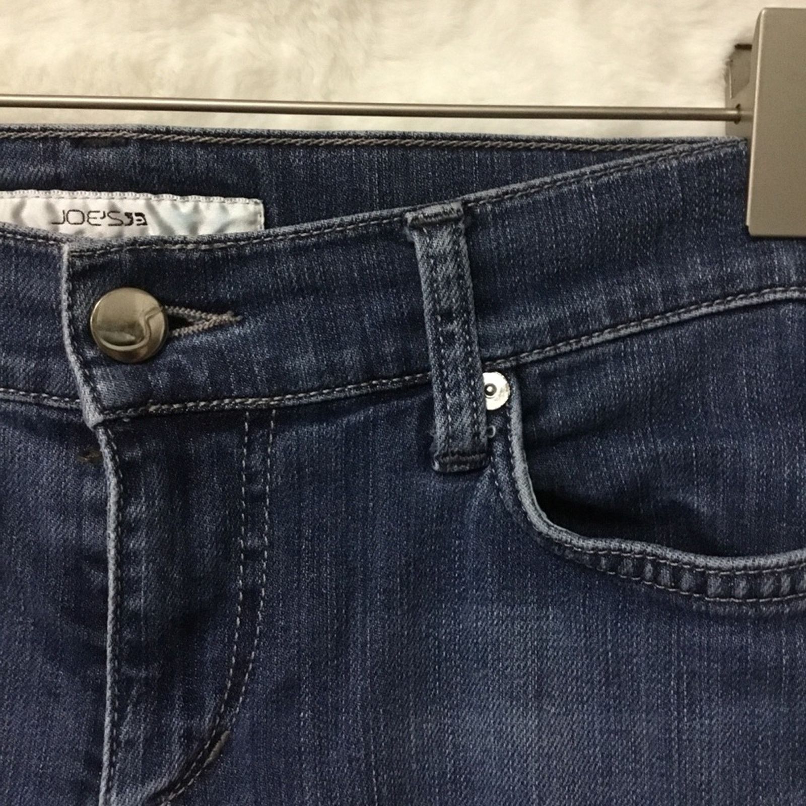 Joe's Joe's Blue Denim Cigarette Angle Jeans Size 28" / US 6 / IT 42 - 3 Thumbnail