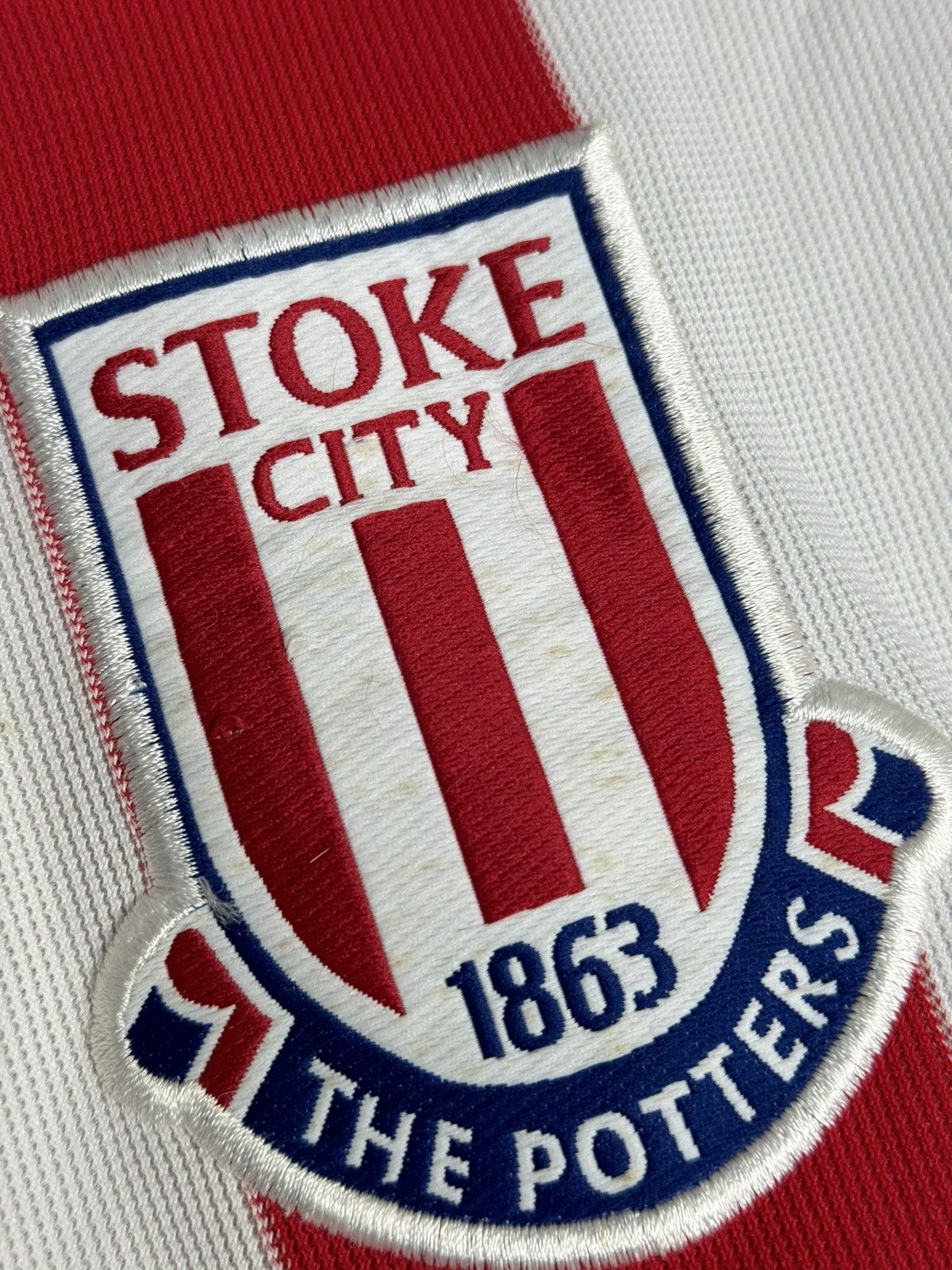 Le Coq Sportif Stoke City 01/03 Home Football Jersey Size US XXL / EU 58 / 5 - 7 Thumbnail
