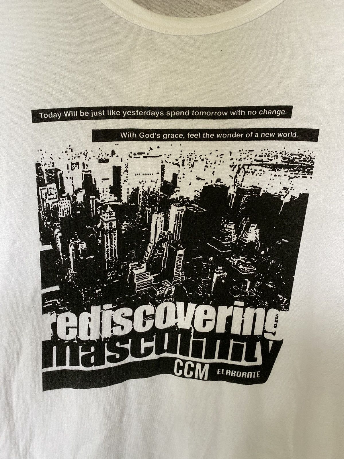 PPFM Vtg rediscovering masculinity poem tee Size US L / EU 52-54 / 3 - 4 Thumbnail