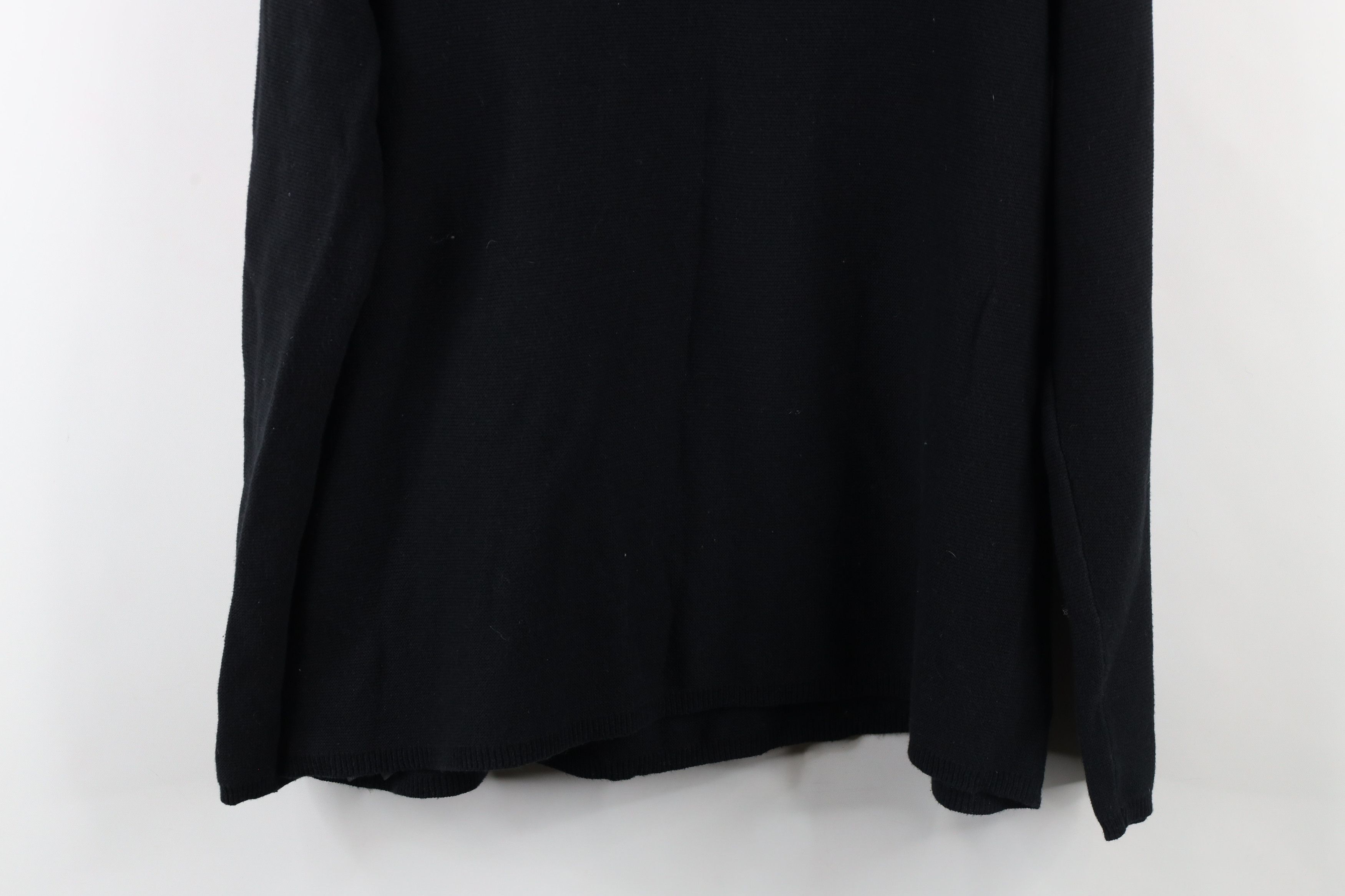 Vintage Vintage Y2K Goth Gothic Streetwear Flower Knit Sweater Black Size XL / US 12-14 / IT 48-50 - 12 Thumbnail