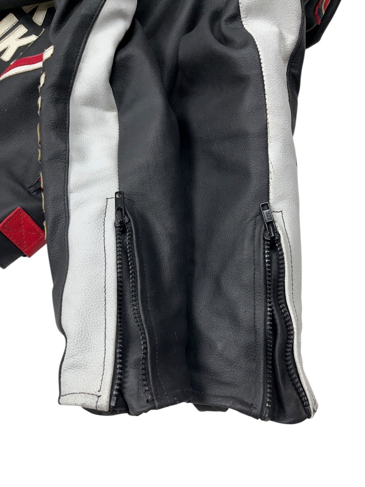 Genuine Leather Vintage Lucky Strike Leather Racing Jacket with Protection Size US XL / EU 56 / 4 - 5 Thumbnail