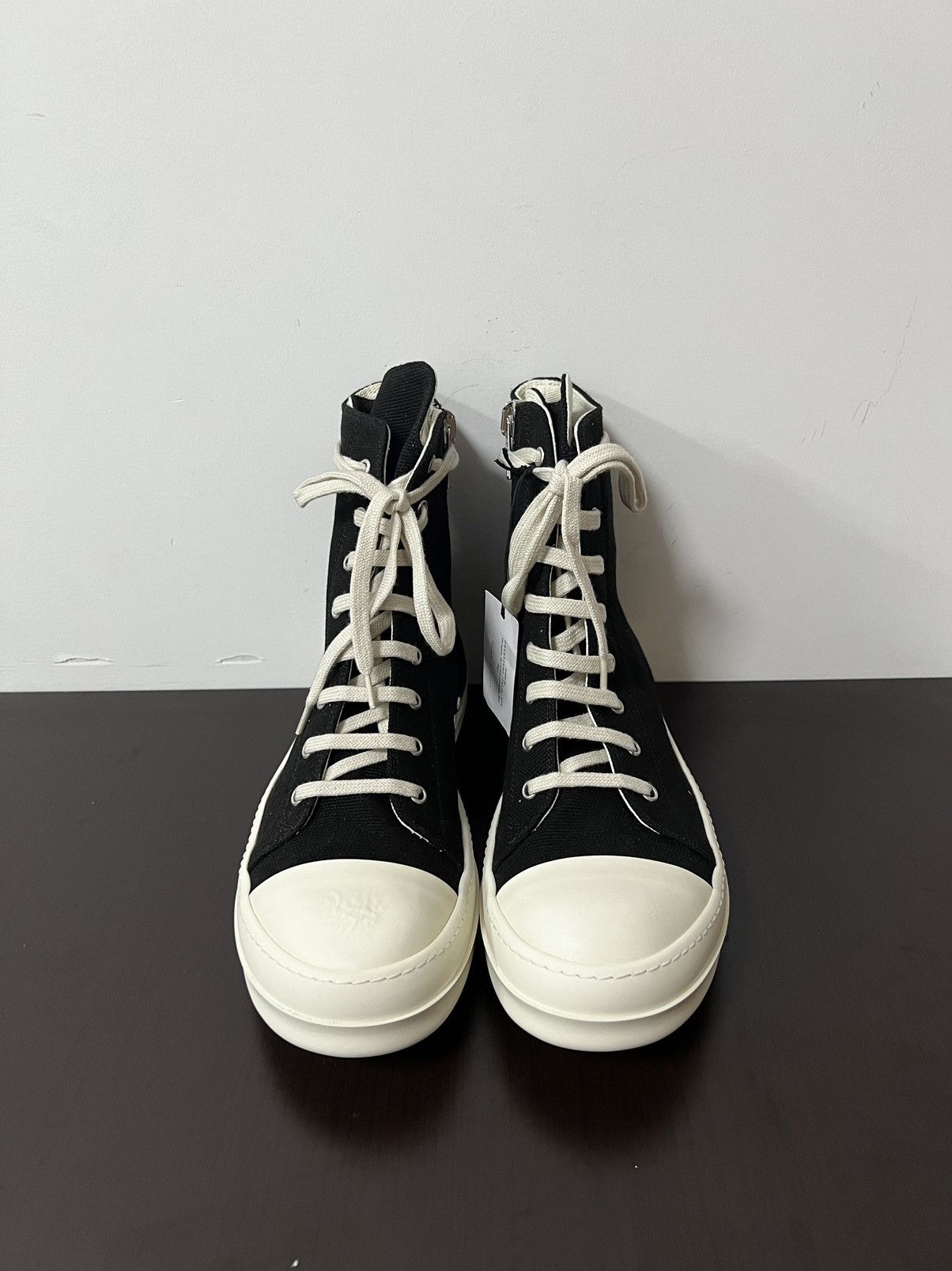 Rick Owens Drkshdw Rick owens drkshdw ramones high top sneaks sz 41.5 Size US 8.5 / EU 41-42 - 3 Thumbnail