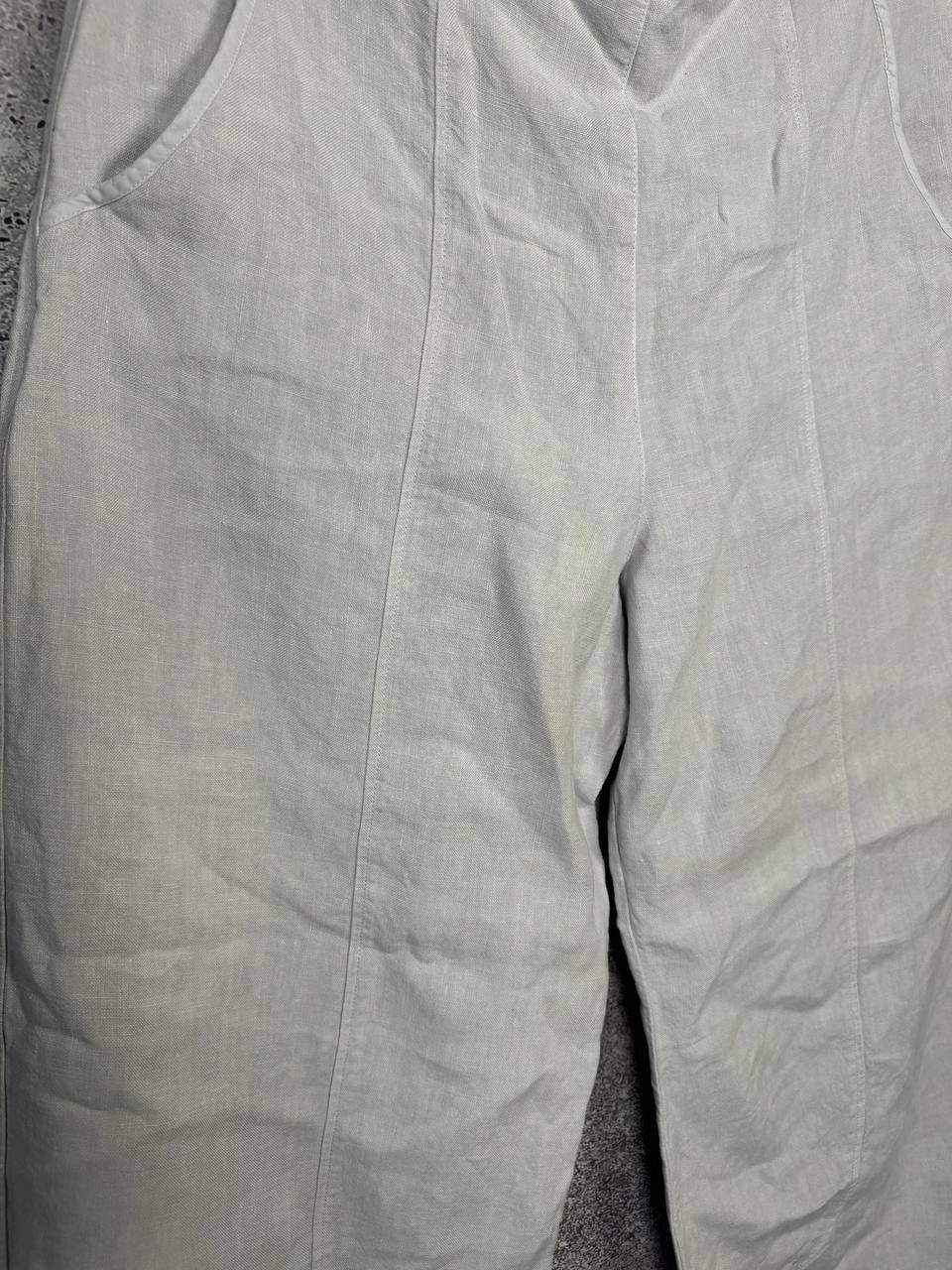 Japanese Brand × OSKA Vintage Japanese OSKA Linen Big Pants Buggy Style Size 32" / US 10 / IT 46 - 7 Thumbnail